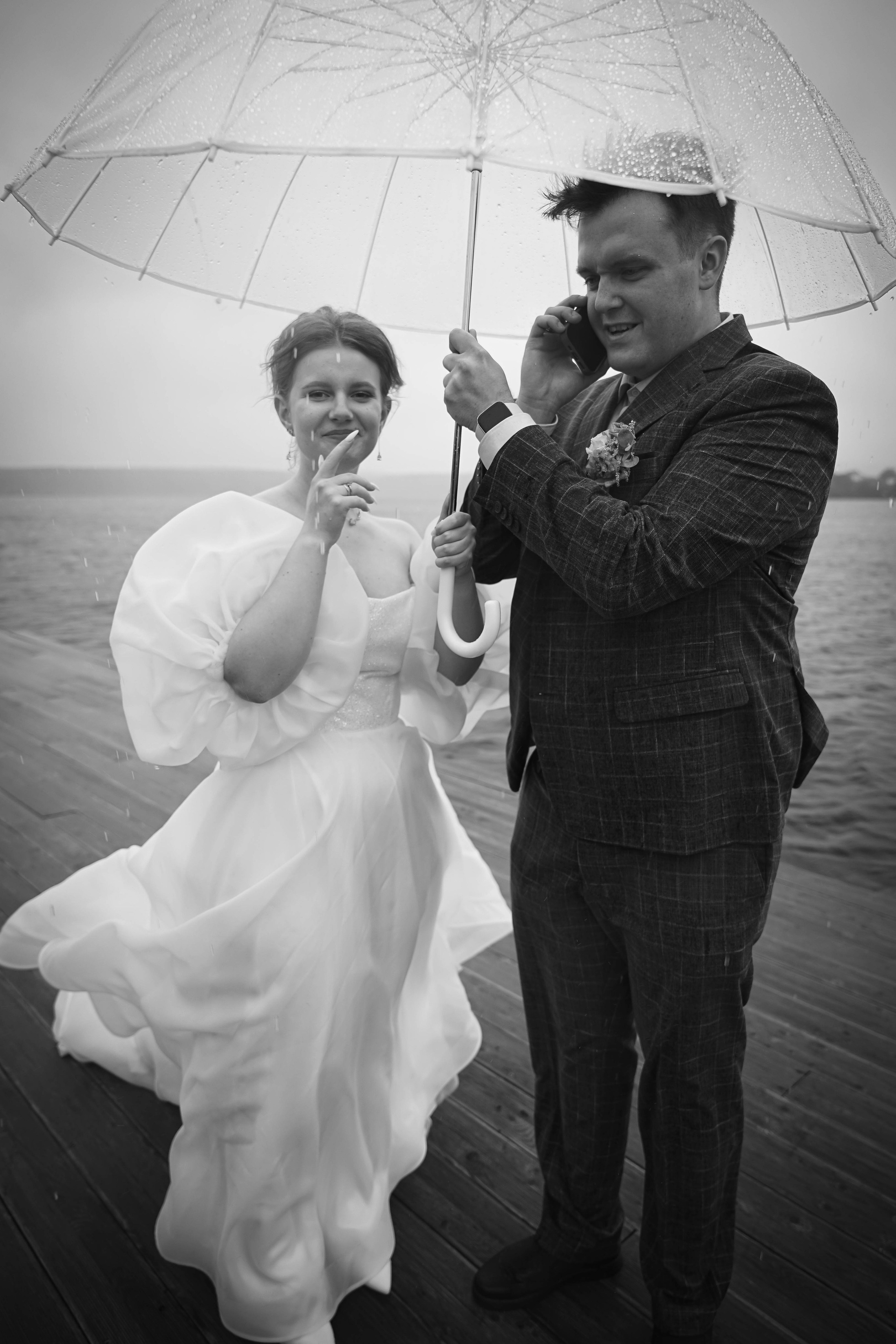 Свадьба в дождь