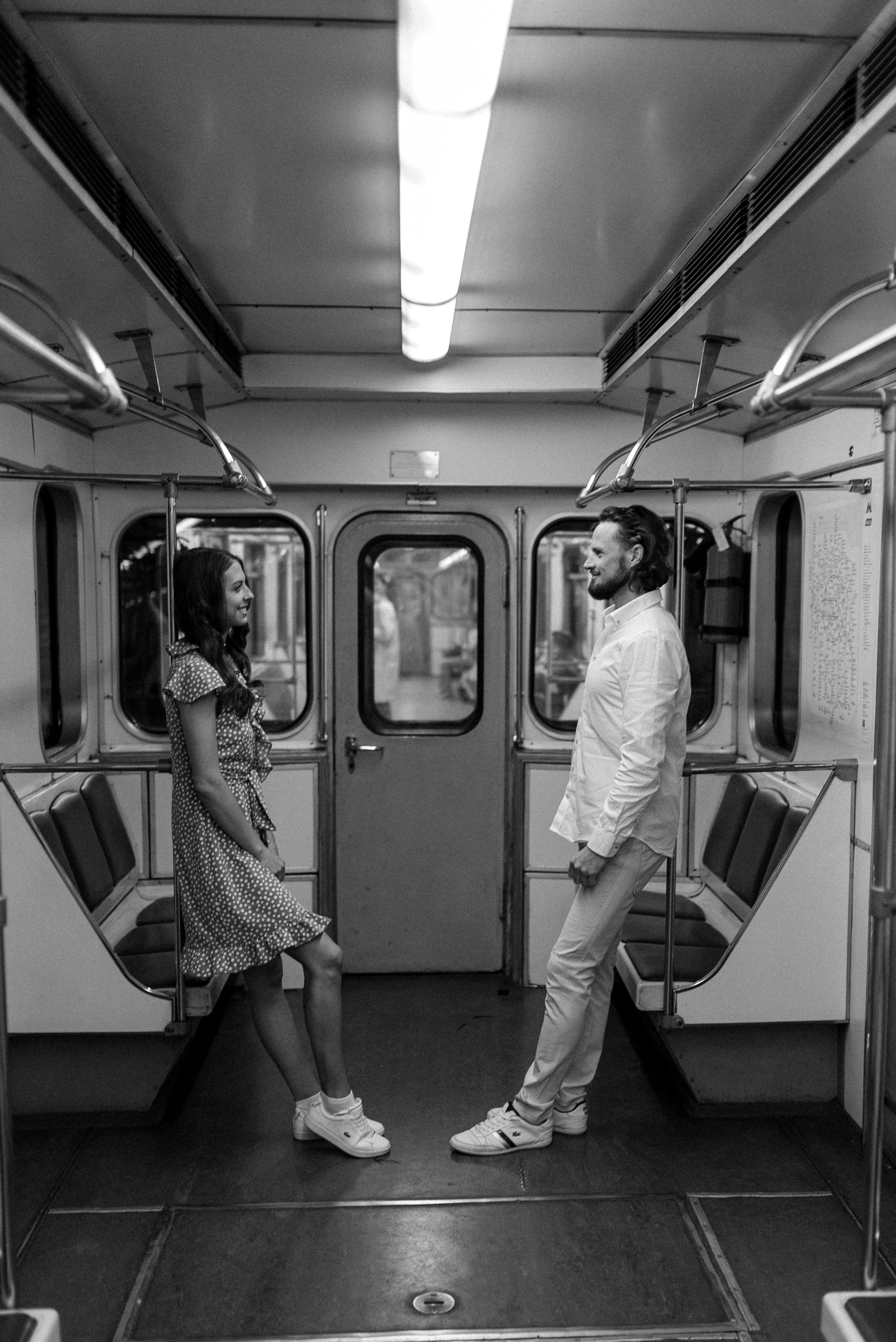 Lovestory в метро. Семейный фотограф в Москве Екатерина Север