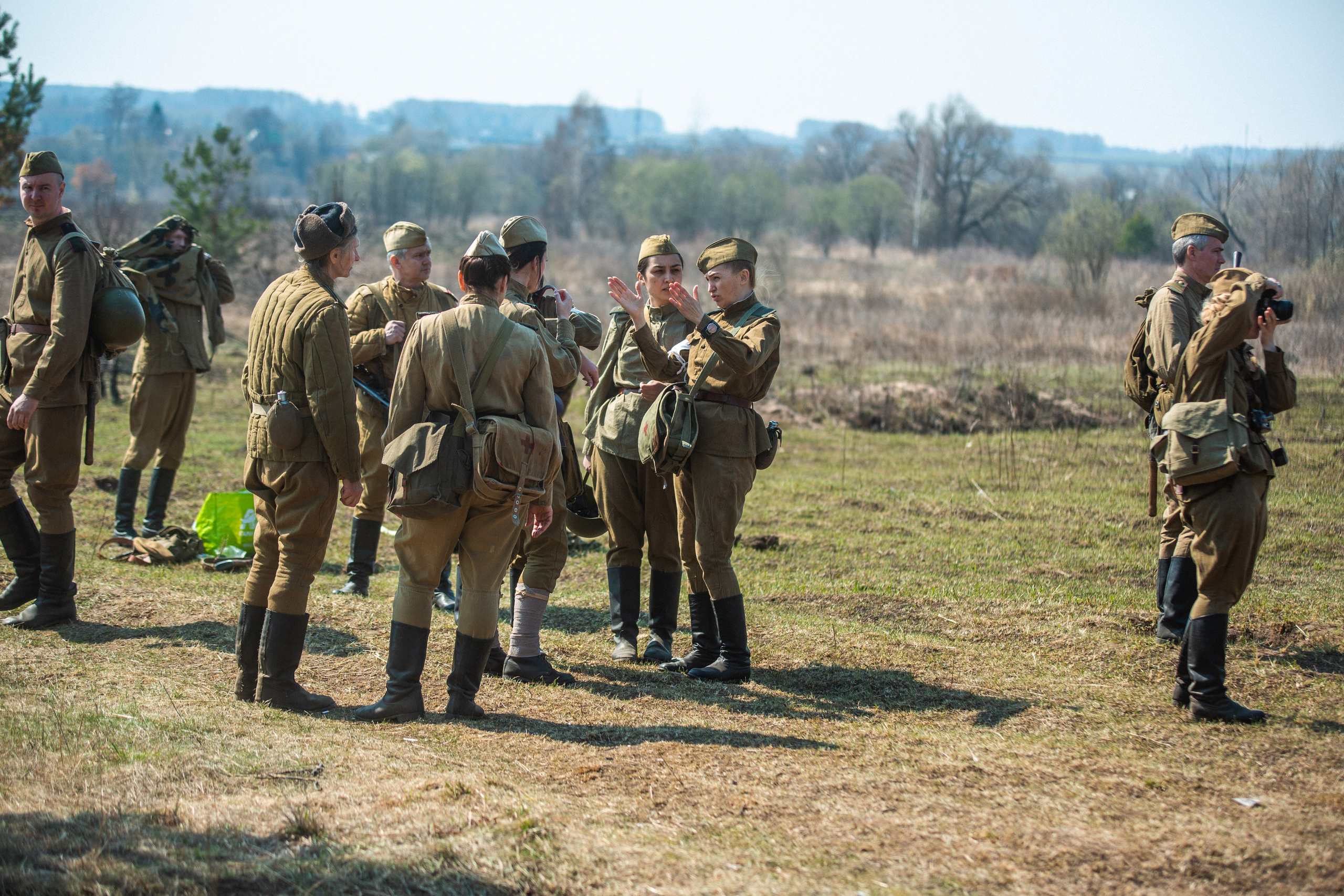 РЕКОНСТРУКЦИЯ БОЯ — ВОВ — БИТВА ЗА ГОРОД. Профессиональный фотограф в Мценске и Орловской области
