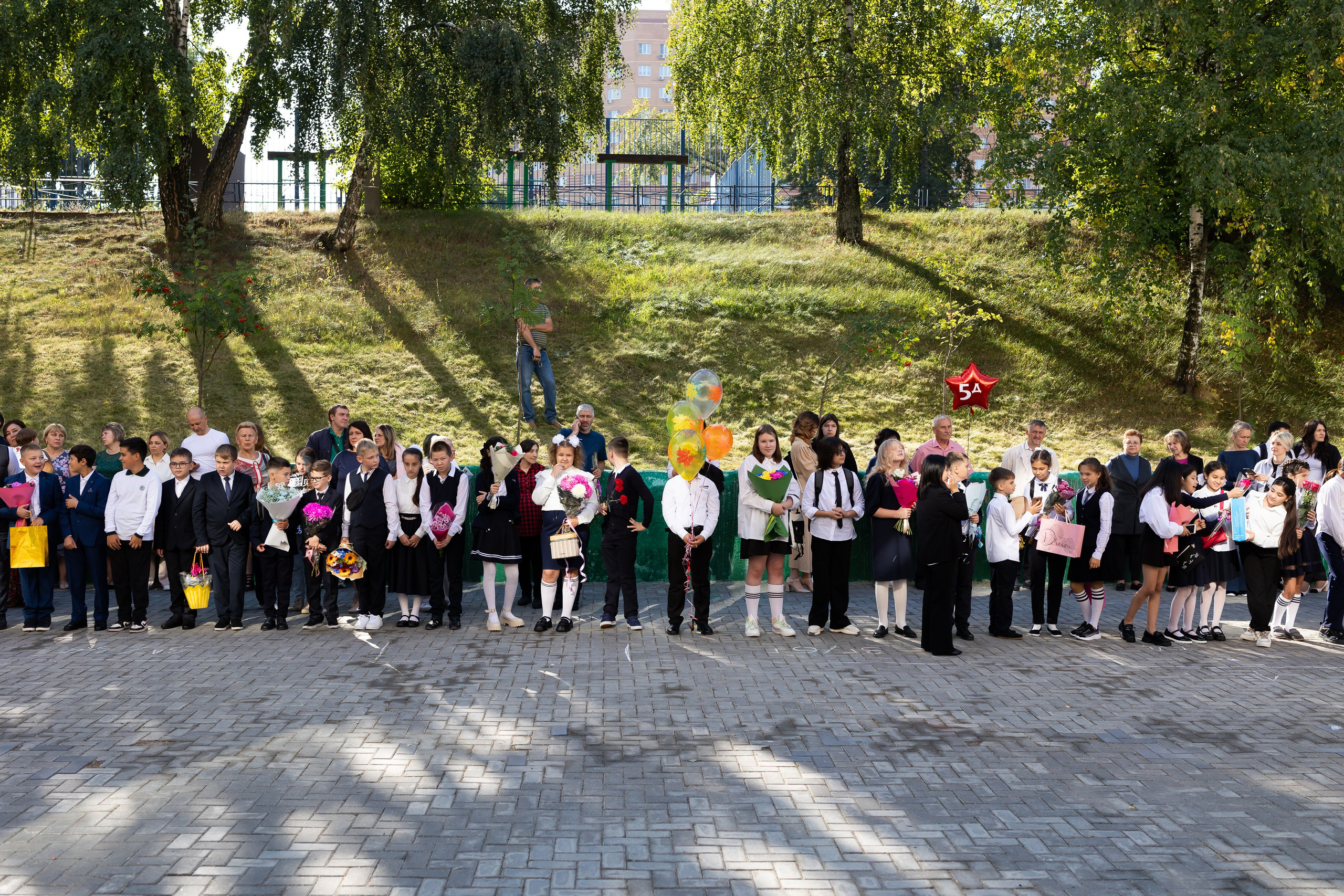 Линейка 1 сентября. Профессиональный Фотограф в Москве Андрей Славнов
