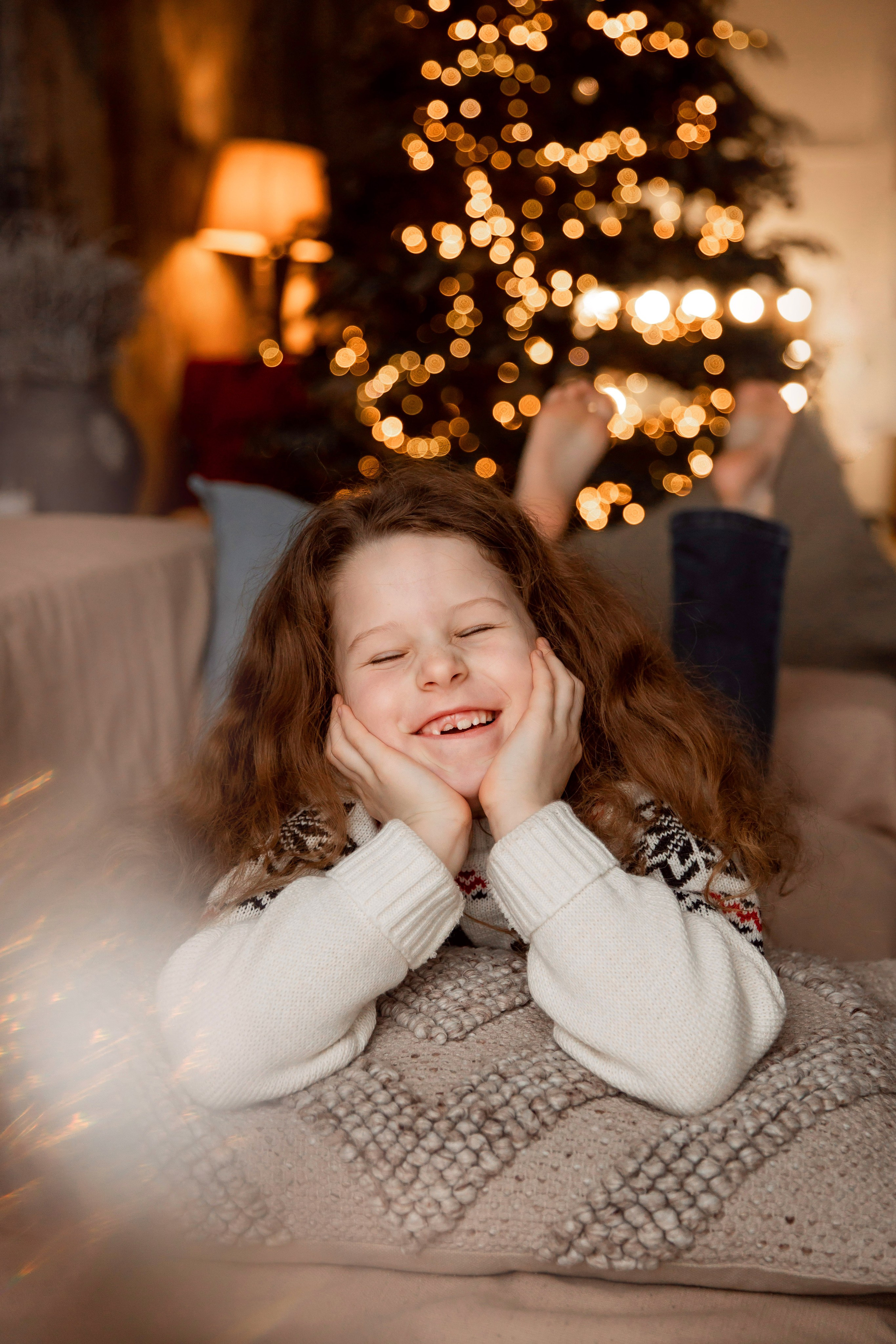 Новогодняя фотосессия для большой семьи. Семейный фотограф в Москве