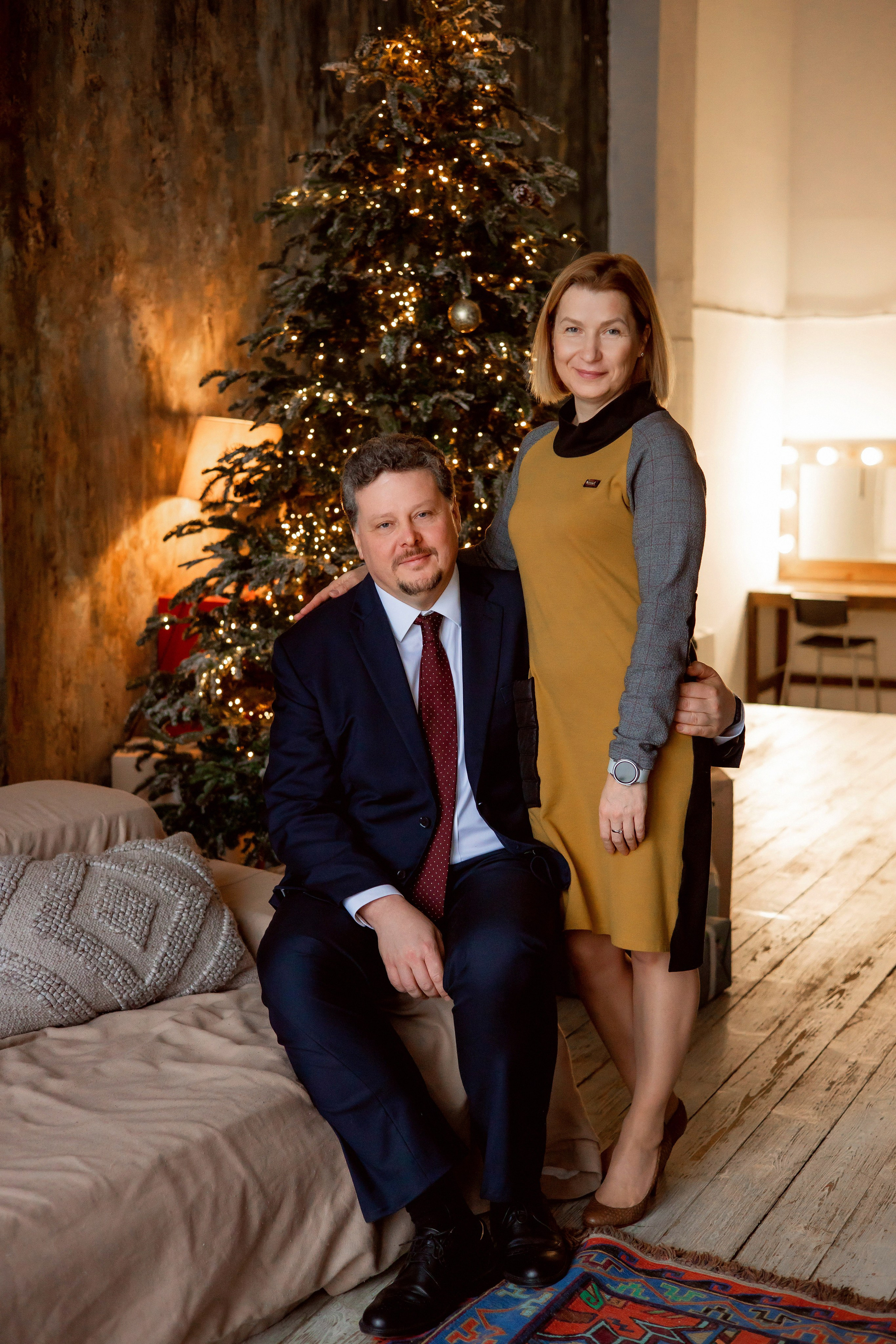 Новогодняя фотосессия для большой семьи. Семейный фотограф в Москве