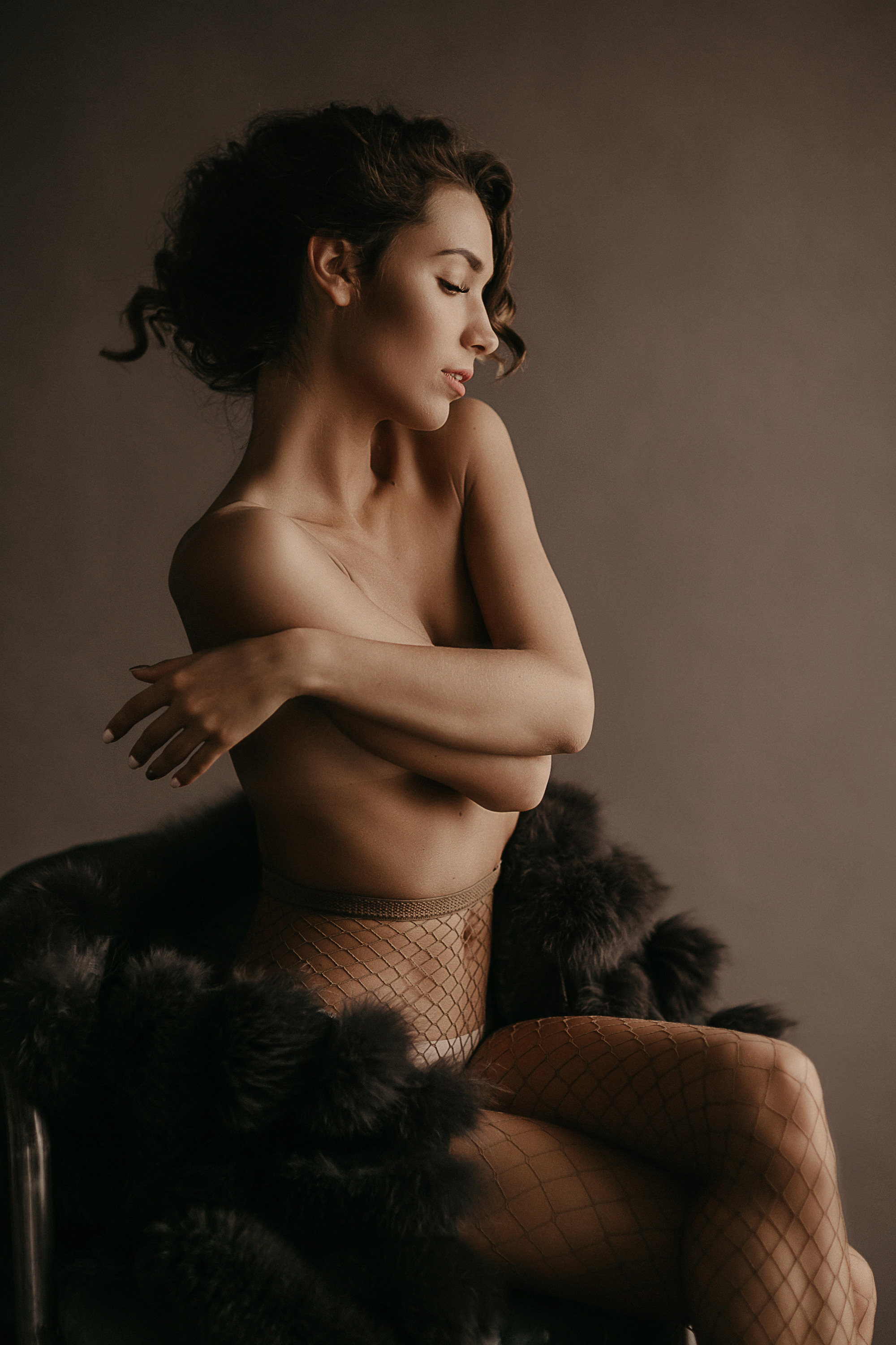 Чувственный женский портрет | будуар. Фотограф Бурнашкина Натали Москва
