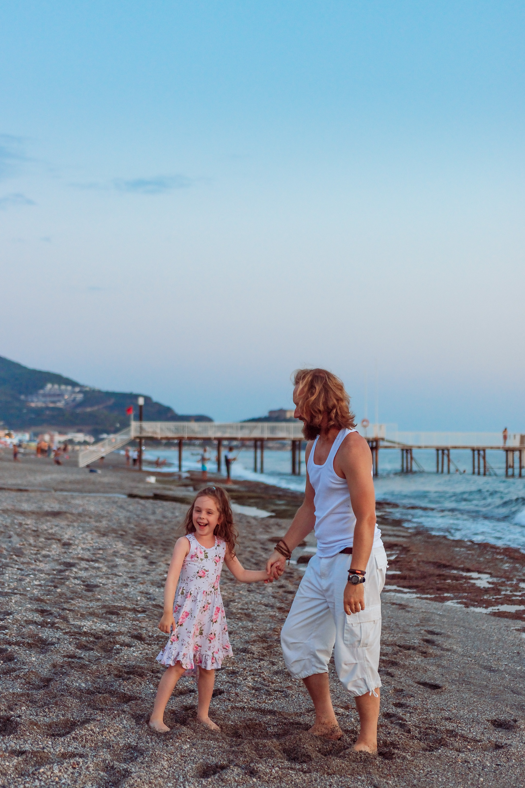 Семейная фотосессия на Средиземном море. Свадебный фотограф и видеограф — Сергей и Дарья
