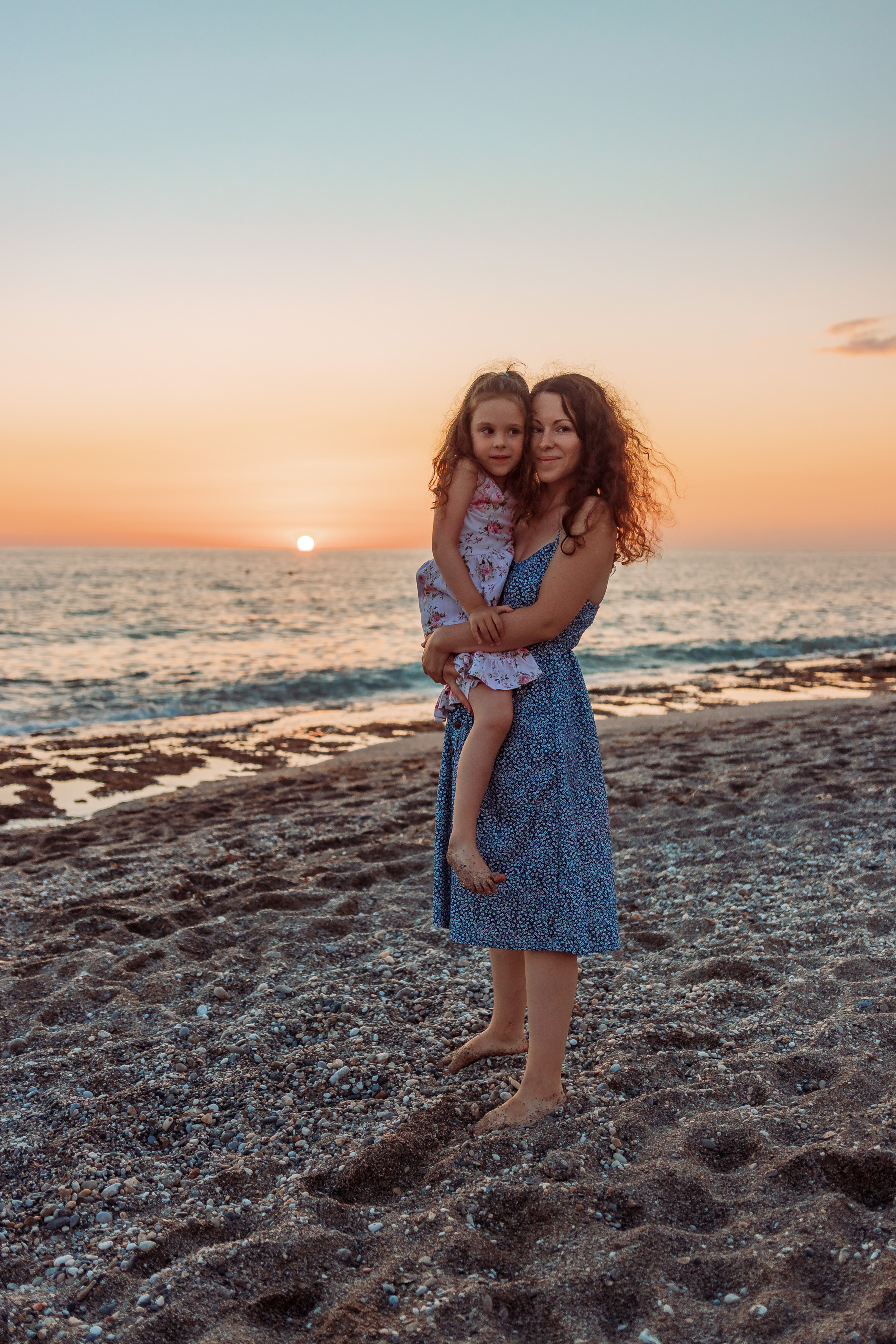 Семейная фотосессия на Средиземном море. Свадебный фотограф и видеограф — Сергей и Дарья