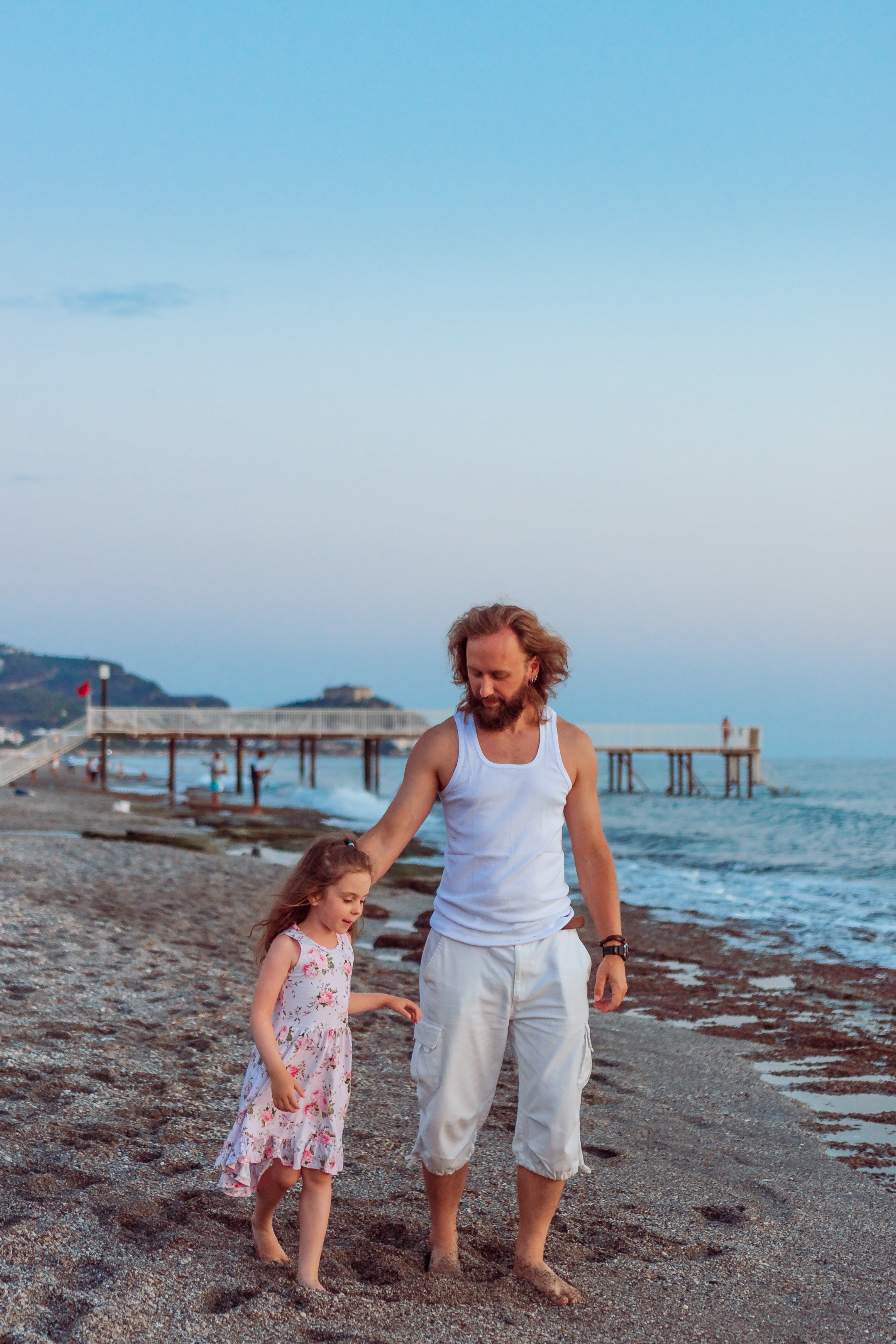 Семейная фотосессия на Средиземном море. Свадебный фотограф и видеограф — Сергей и Дарья