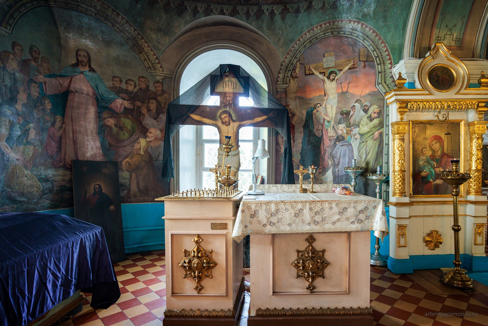 Церковь Сергия Радонежского. Черкассы, Тульская область. Фотохудожник Артём Парамонов