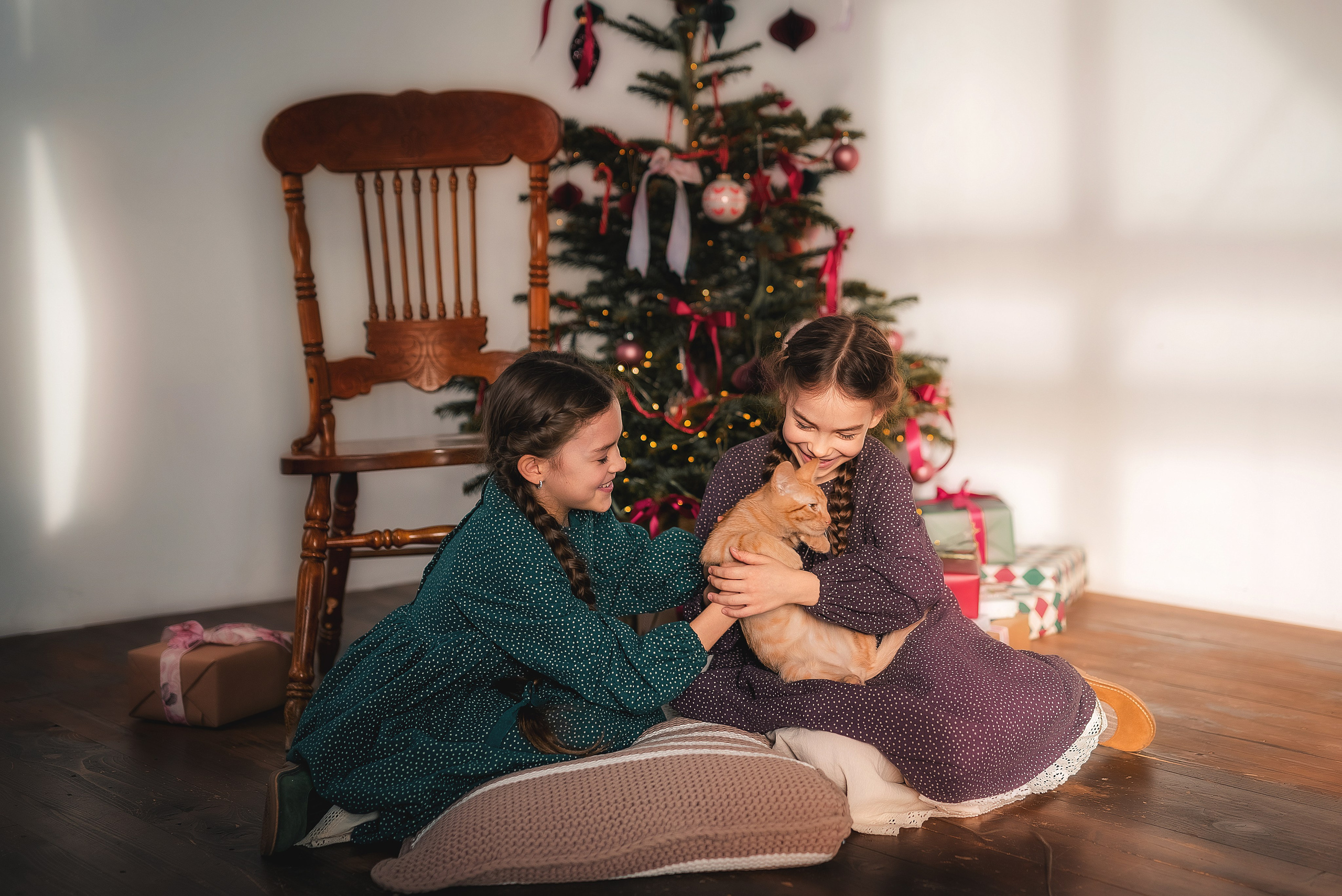 Рождественское утро. Семейный, детский фотограф в Воронеже Анна Никитина