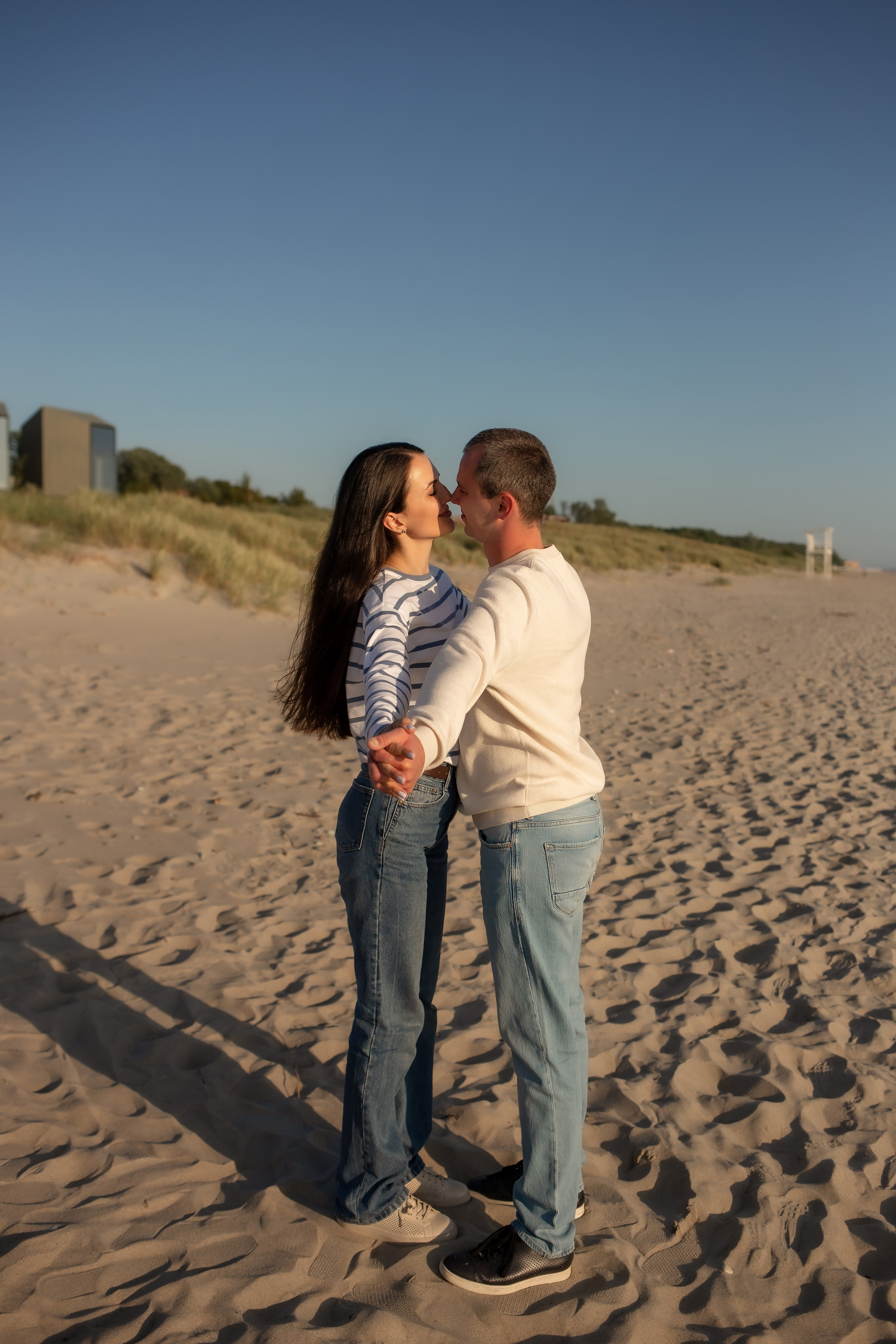 Павел и Татьяна. Закат в Янтарном. Фотограф в Калининграде Решетникова Алина