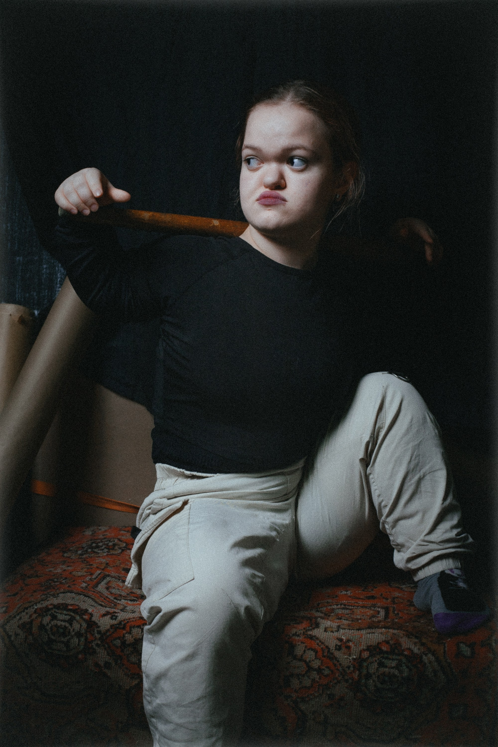 Вика. Домашняя студия. RawCat. Портретная фотография Екатеринбург