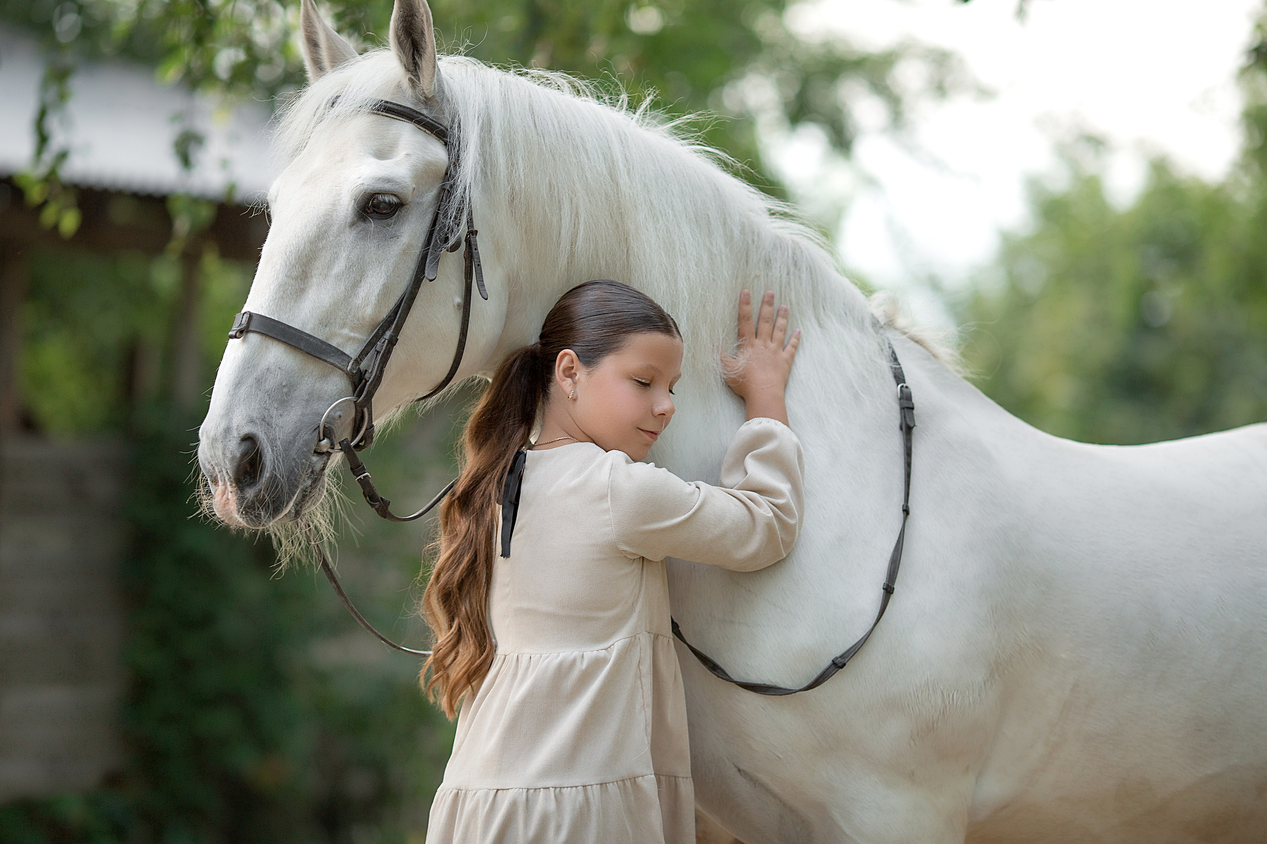 Варвара, Анастасия и Воробушек. Фотосессия с лошадьми в Нижнем Новгороде