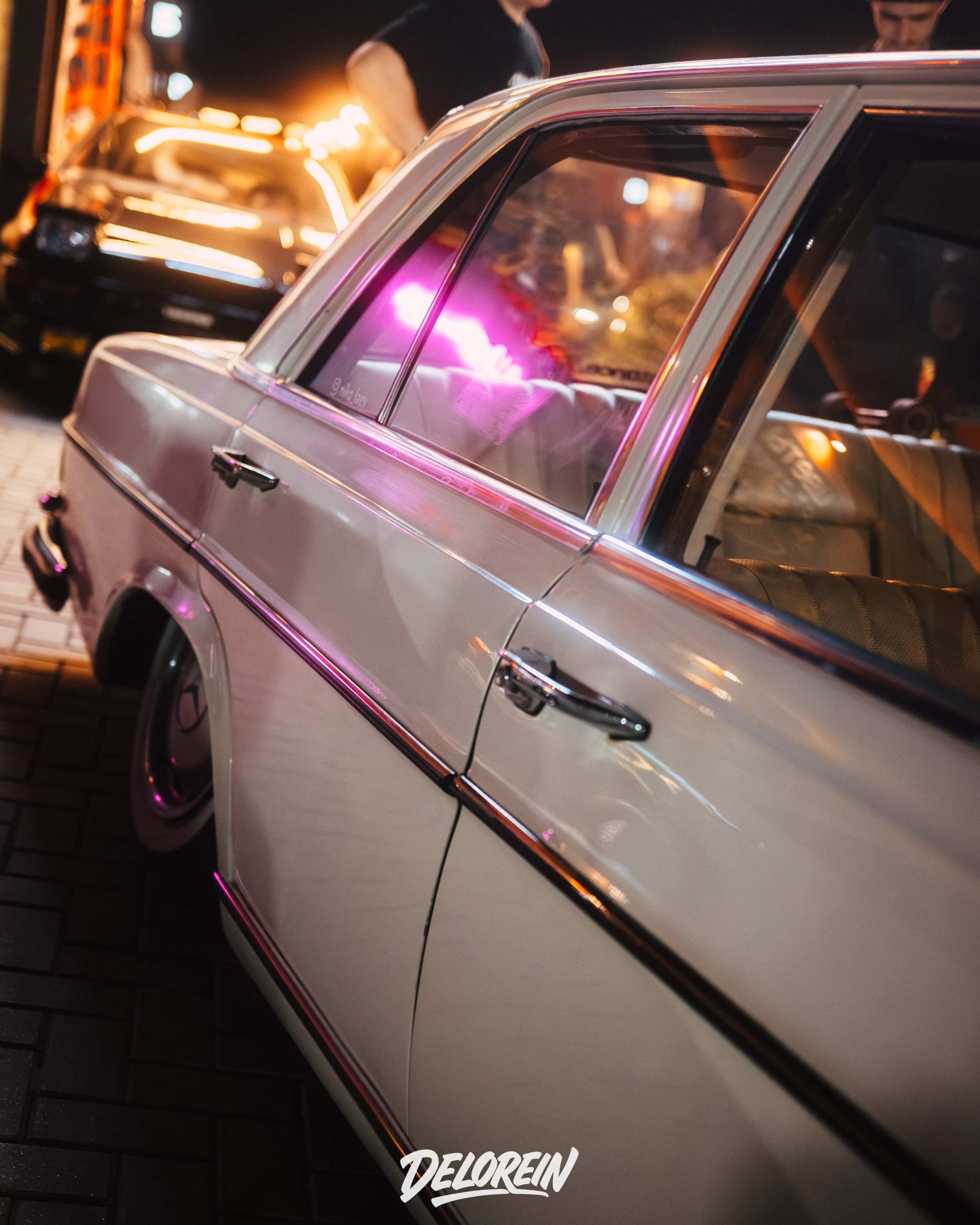 Mercedes-Benz W108 white @niko_laev. DeLorein