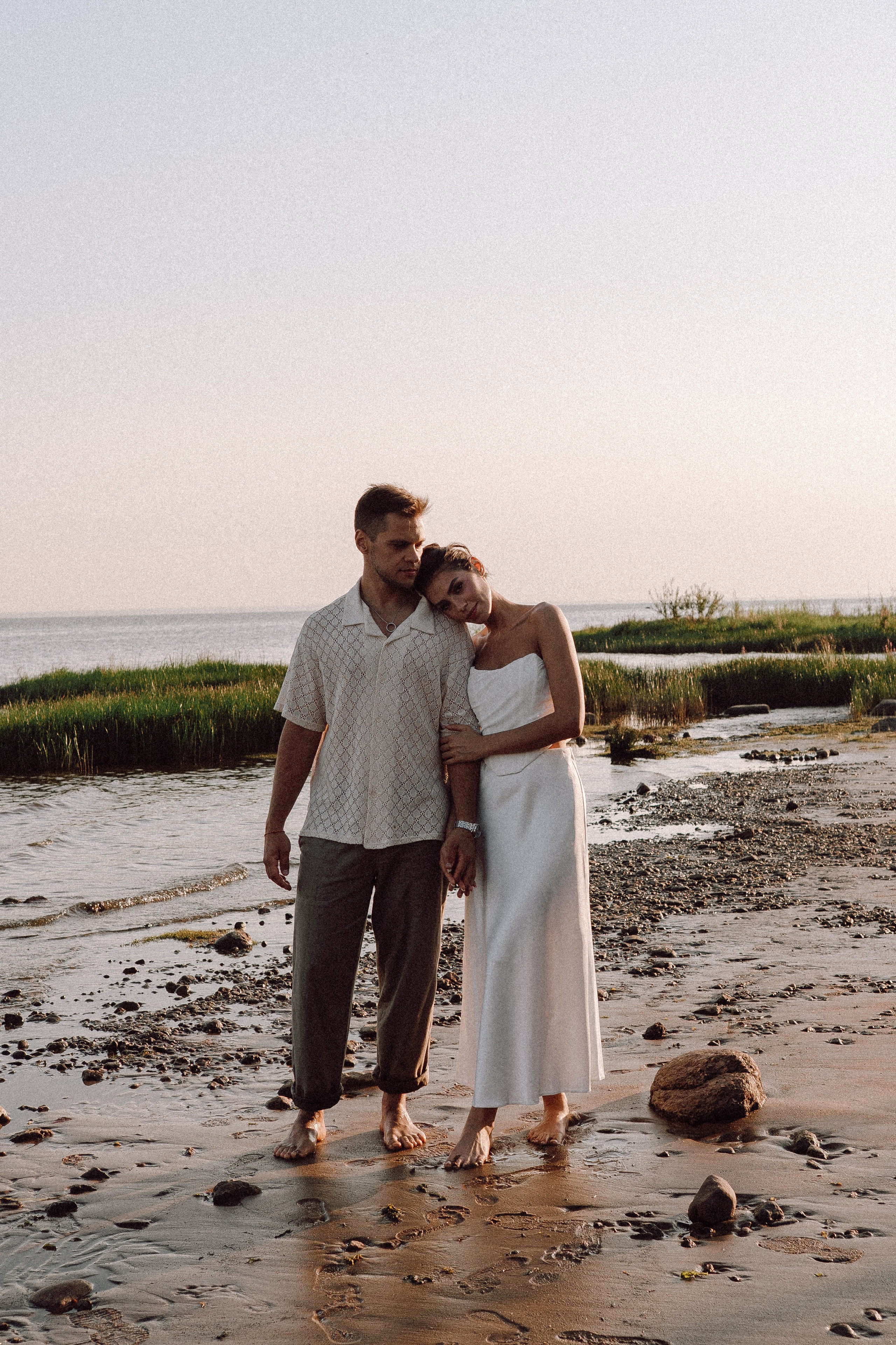 СВАДЕБНАЯ ФОТОСЕССИЯ ВЫЕЗДНОЙ ЦЕРЕМОНИИ (ФИНСКИЙ ЗАЛИВ). Профессиональный фотограф, Санкт-Петербург — Виктория Богомолова
