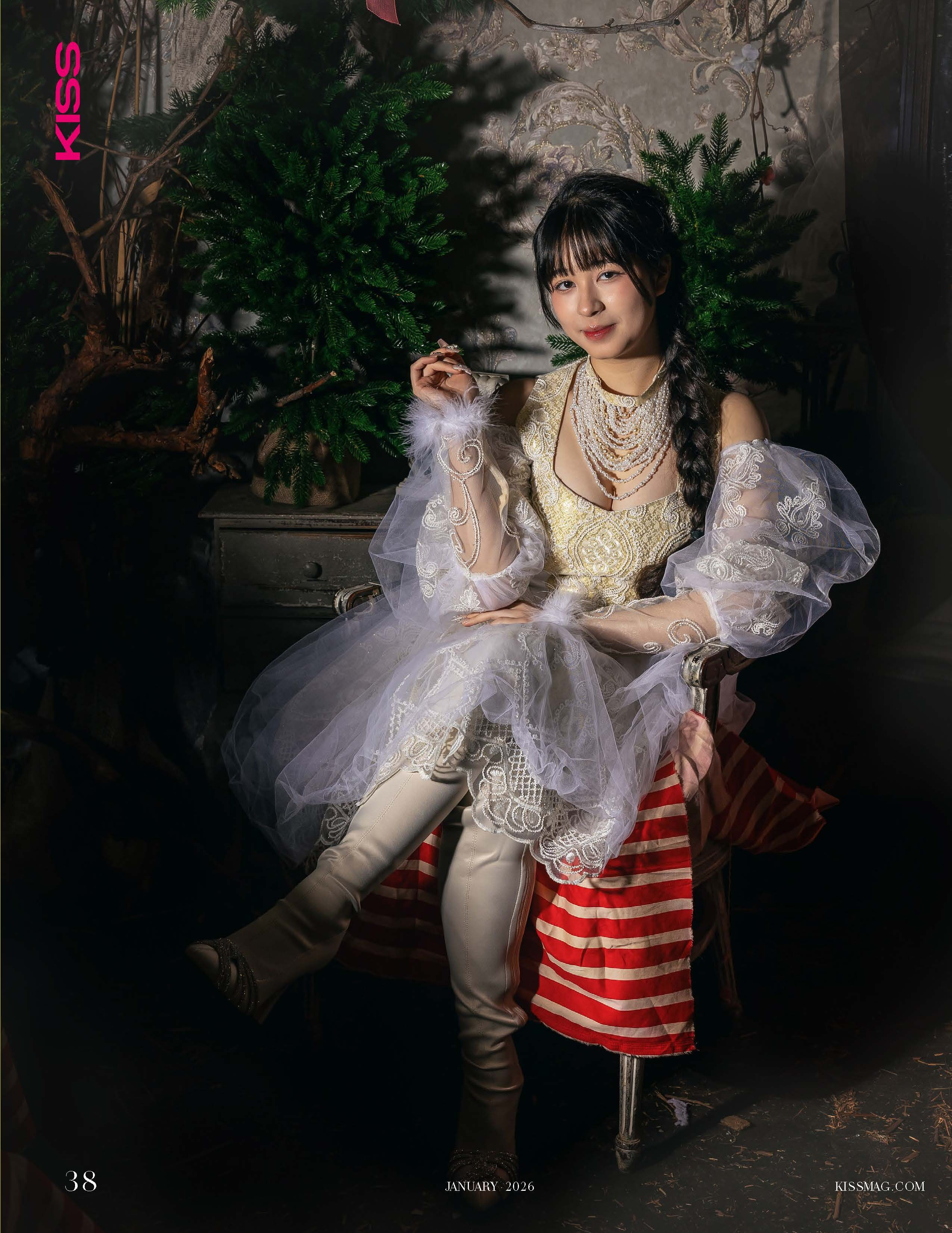 «Зимний цветок». Журнал KISS (Лондон, Великобритания)