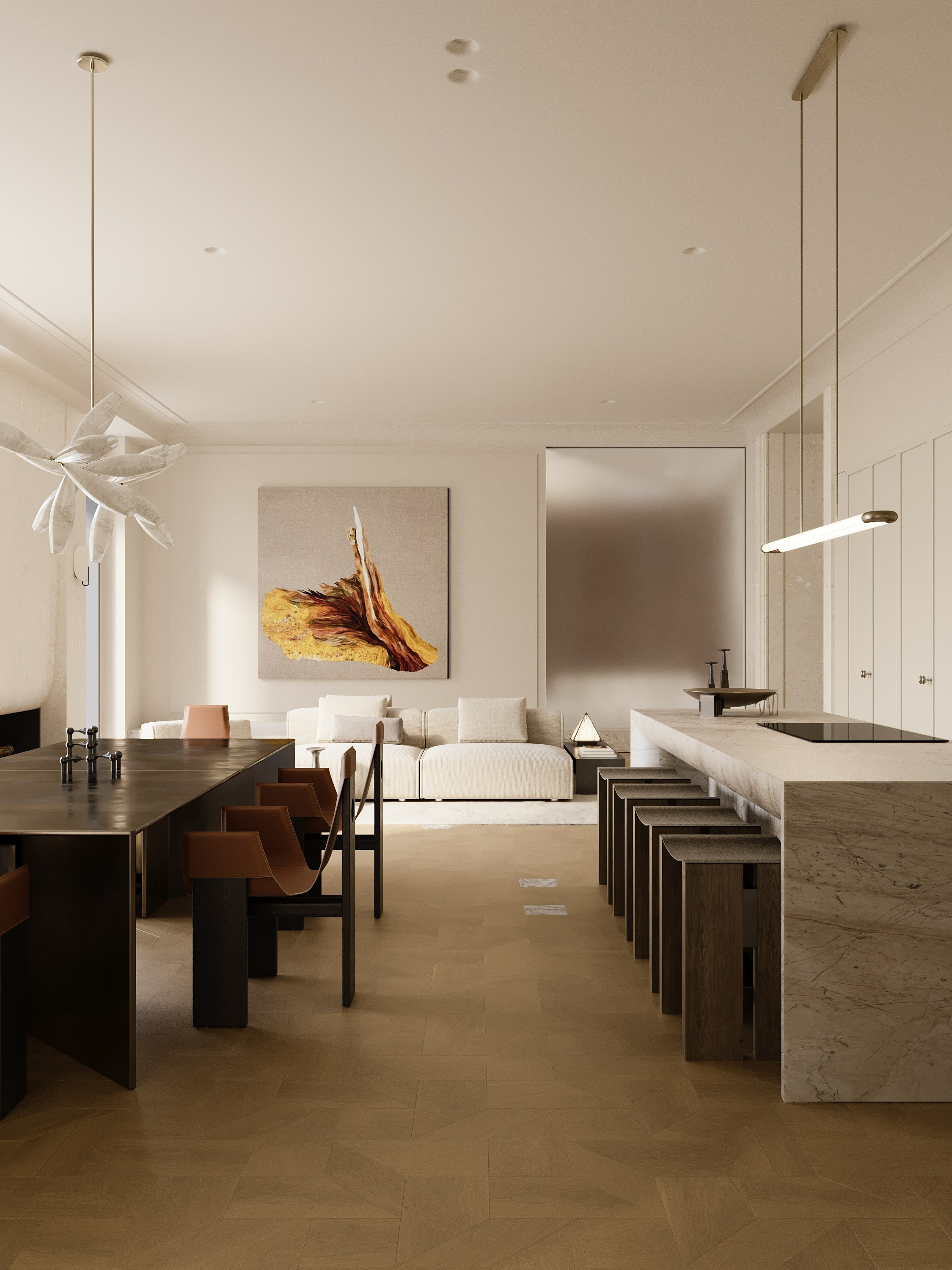 VILLA MADISON /1250 sq m /25'. Интерьерное ателье numéro а
