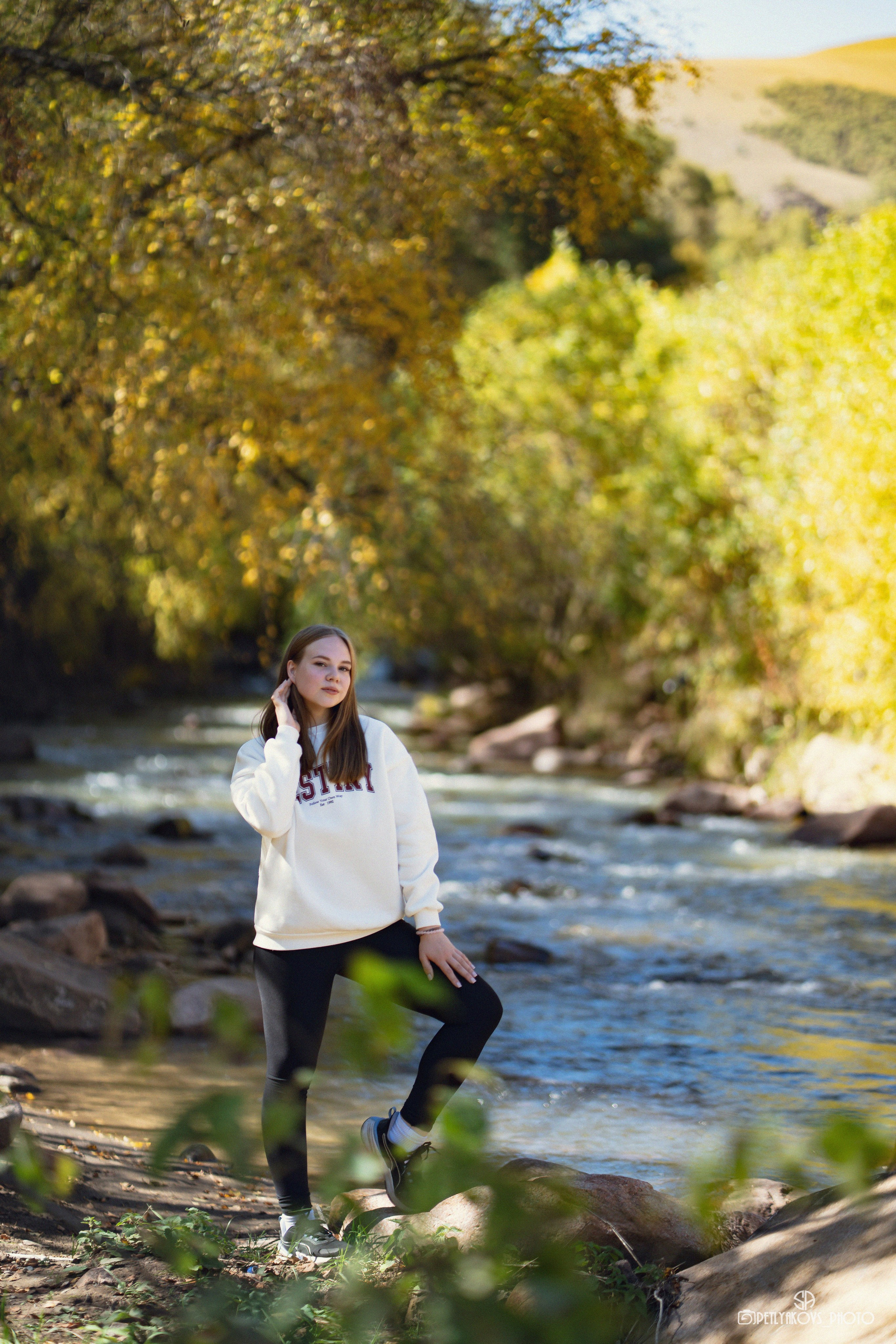 Photographer in the mountains Batumi