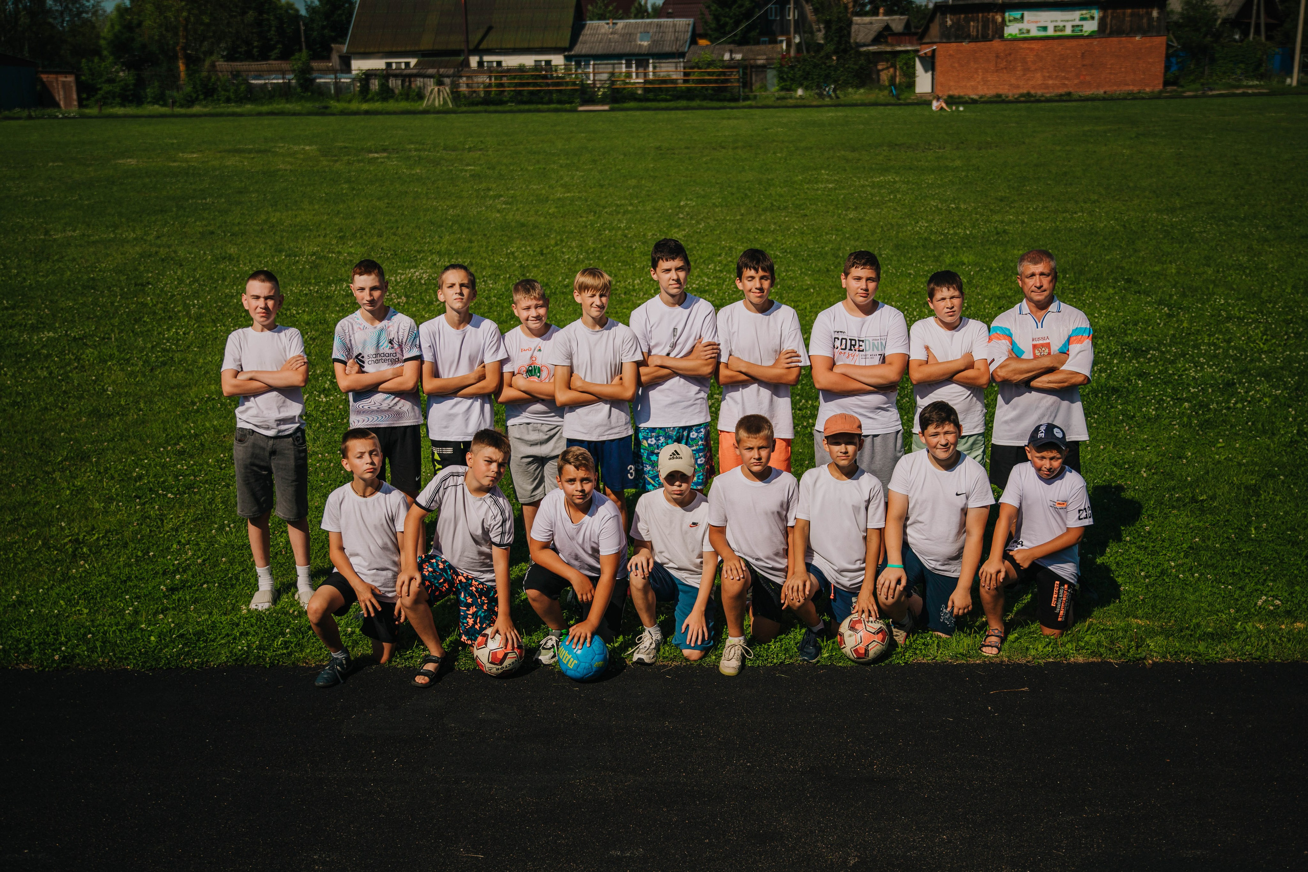 Фотосессия футбольной команды Медведи. Фотограф Дарья Маташкова