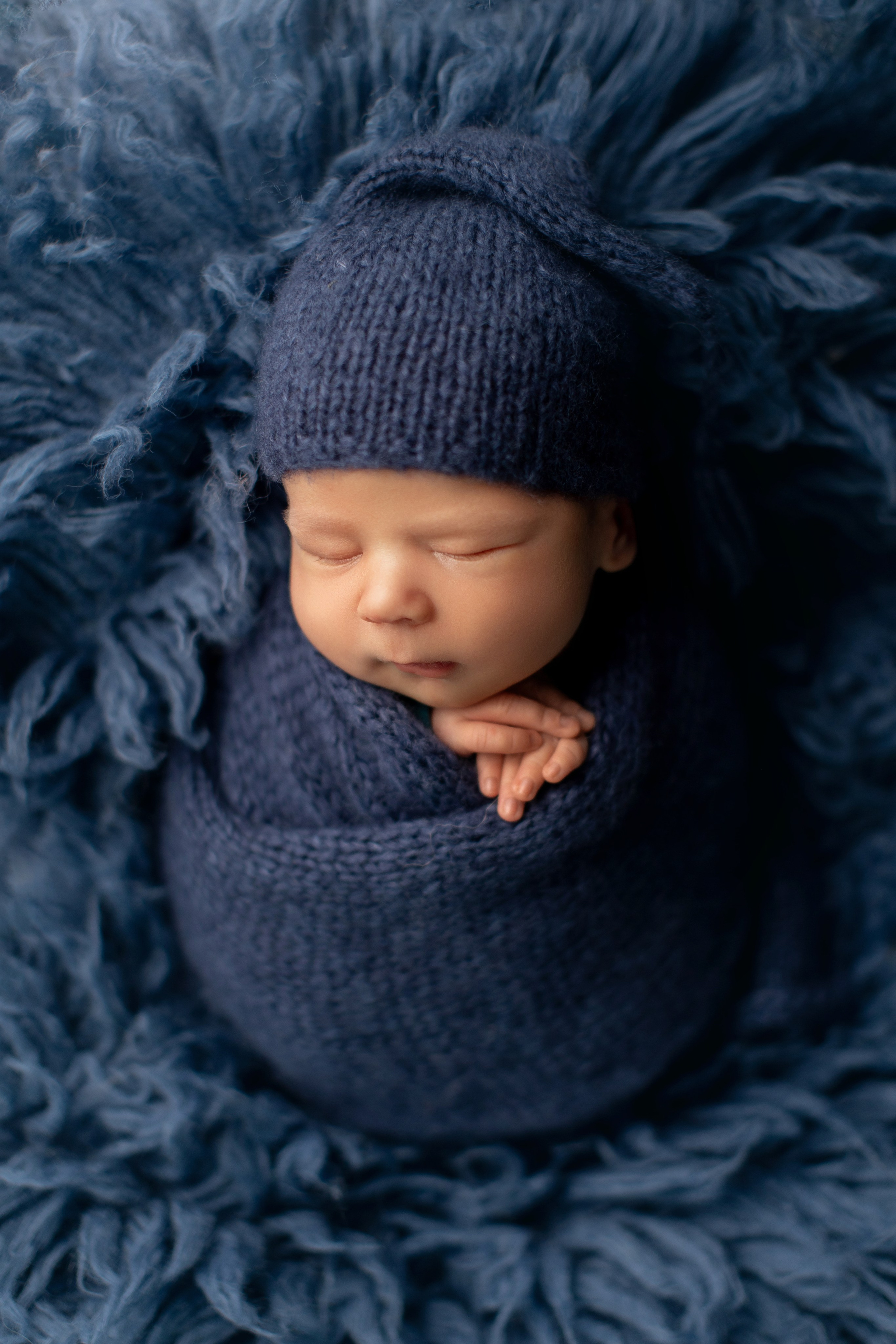 Deep blue. Фотограф новорожденных, семейный фотограф в Санкт-Петербурге