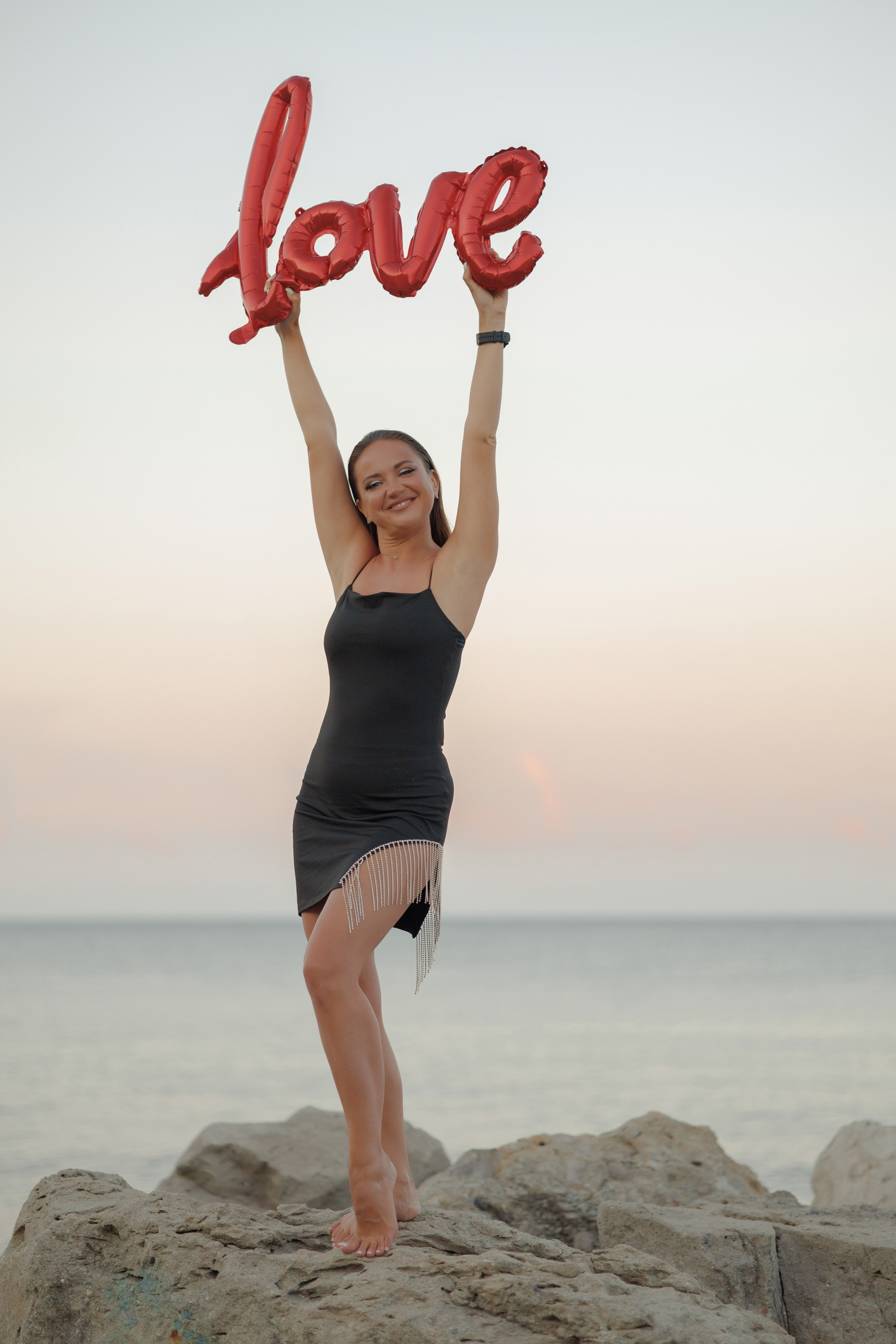 Рассвет на берегу моря. Семейный и портретный фотограф в Геленджике Любовь Бодрова