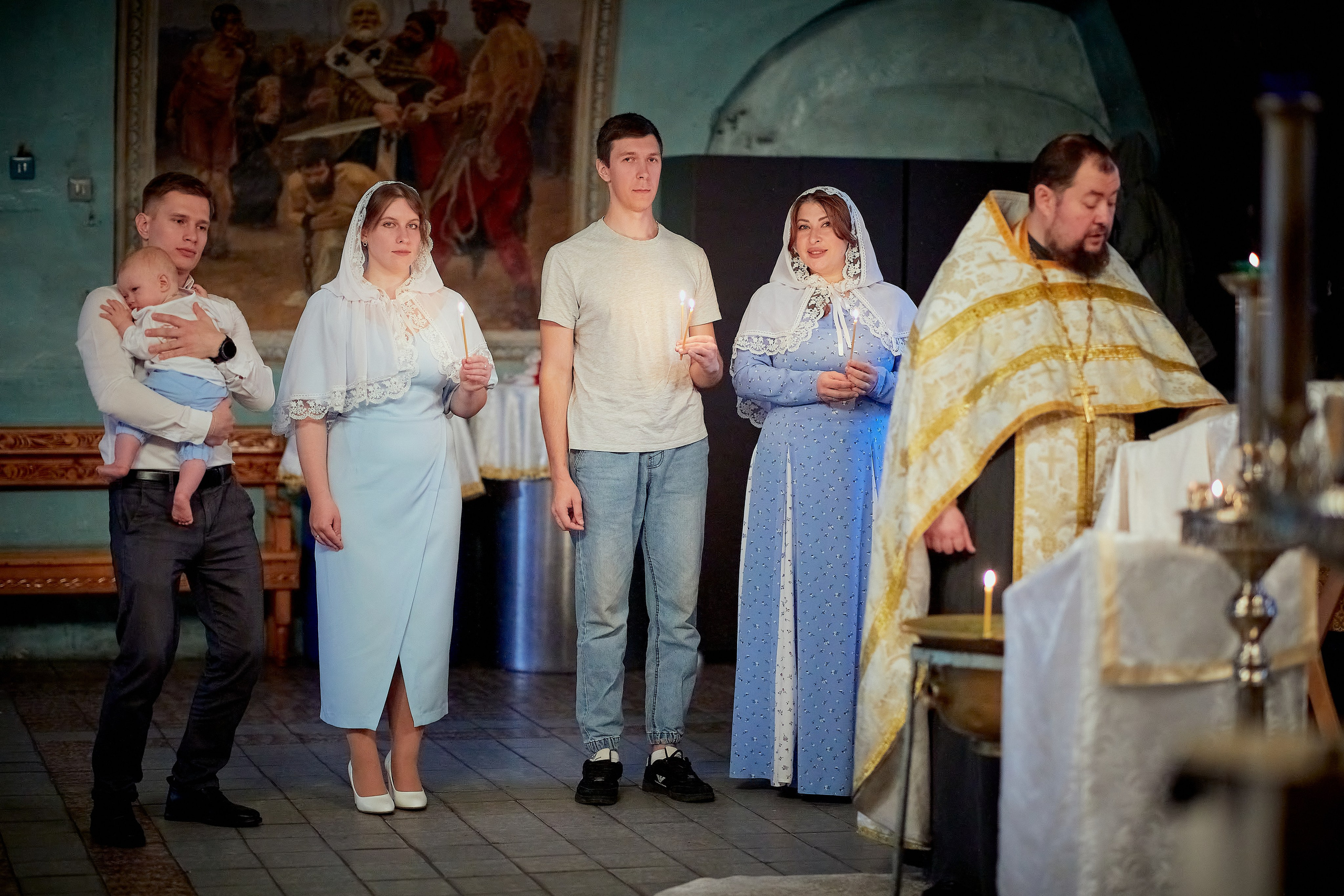 Крещение Егорушки. Семейный и детский фотограф в Ярославле Юлия Галашина