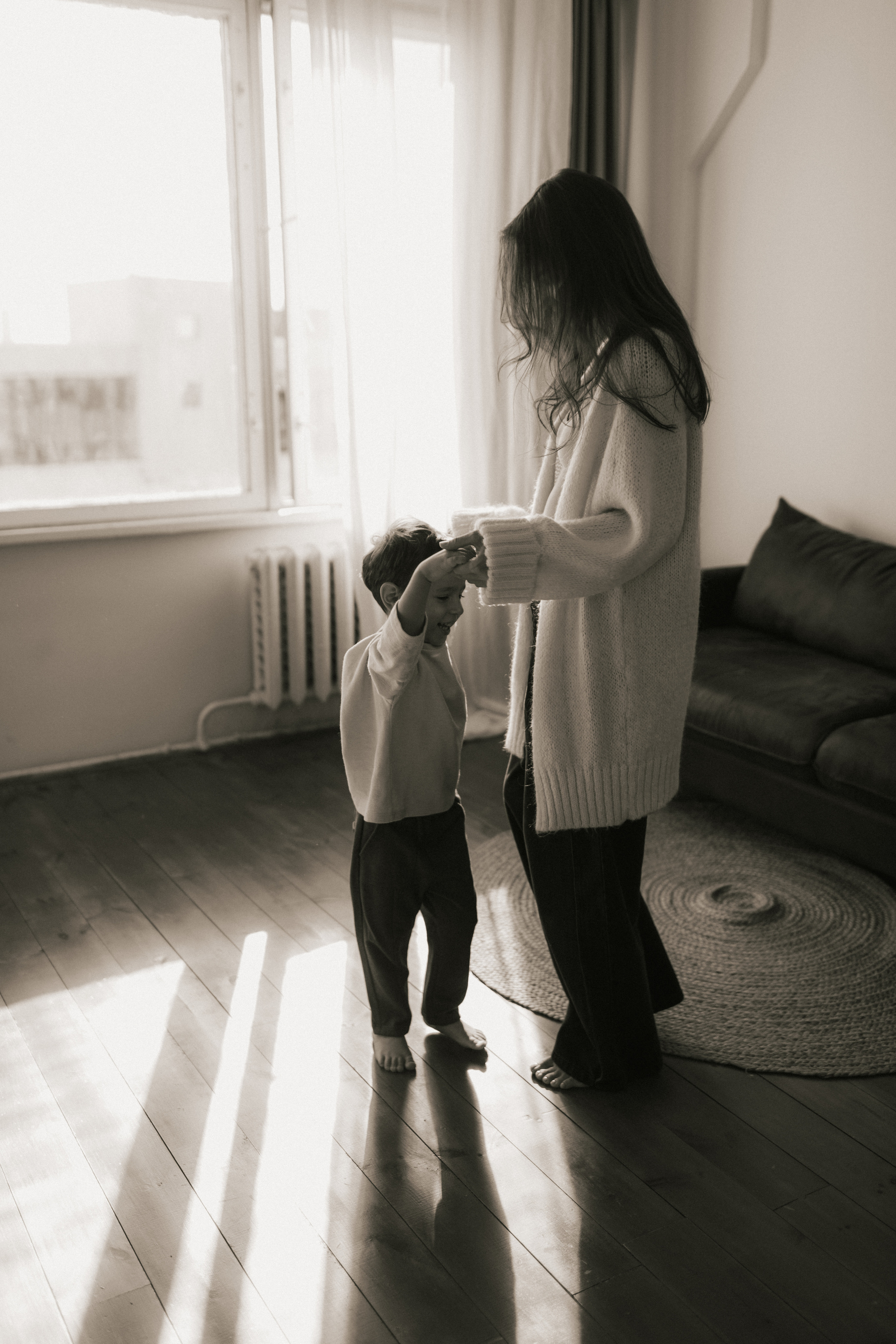 Мама Лена и сыночек Миша. Фотограф про любовь в городе Москва