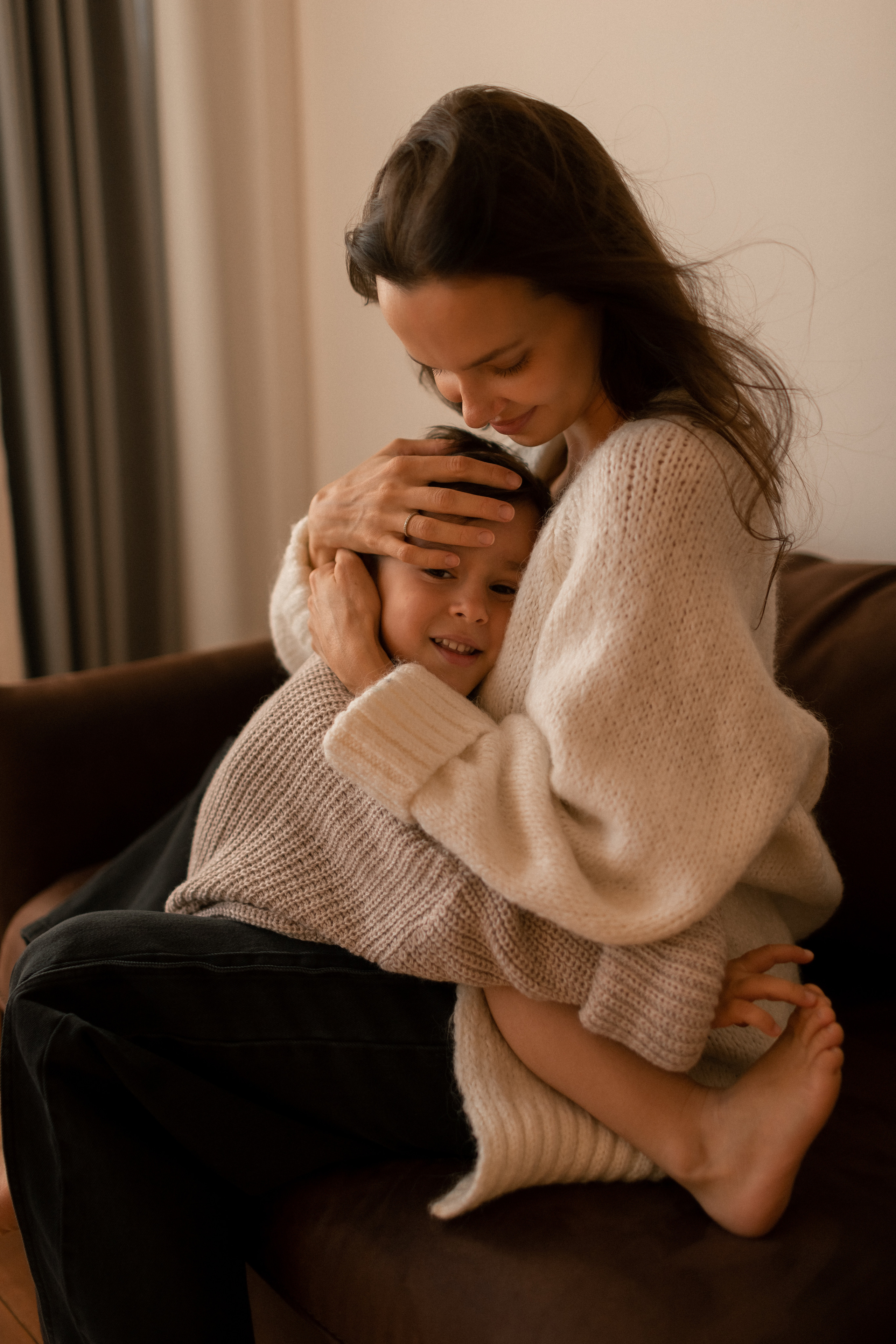 Мама Лена и сыночек Миша. Фотограф про любовь в городе Москва