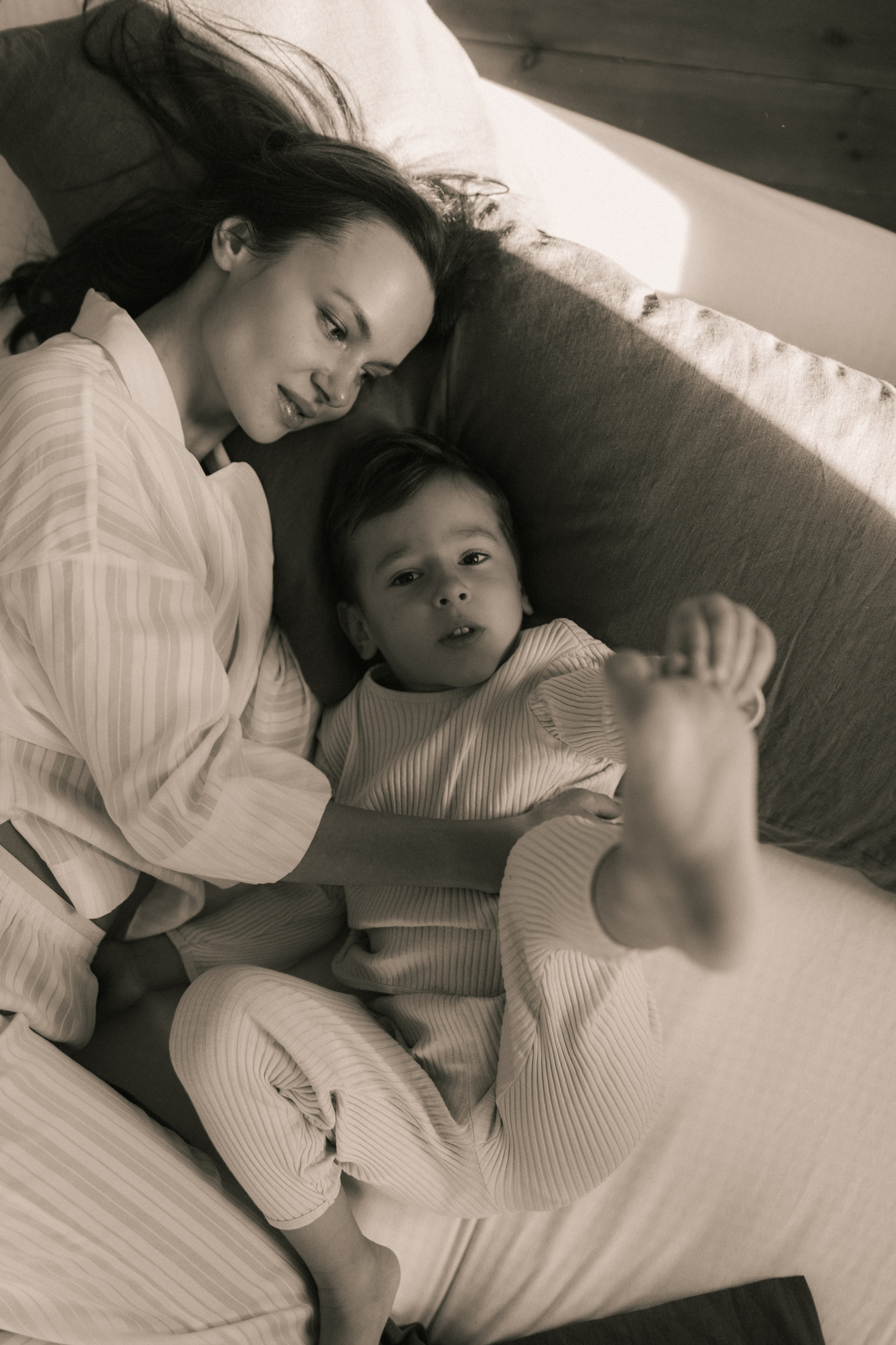 Мама Лена и сыночек Миша. Фотограф про любовь в городе Москва