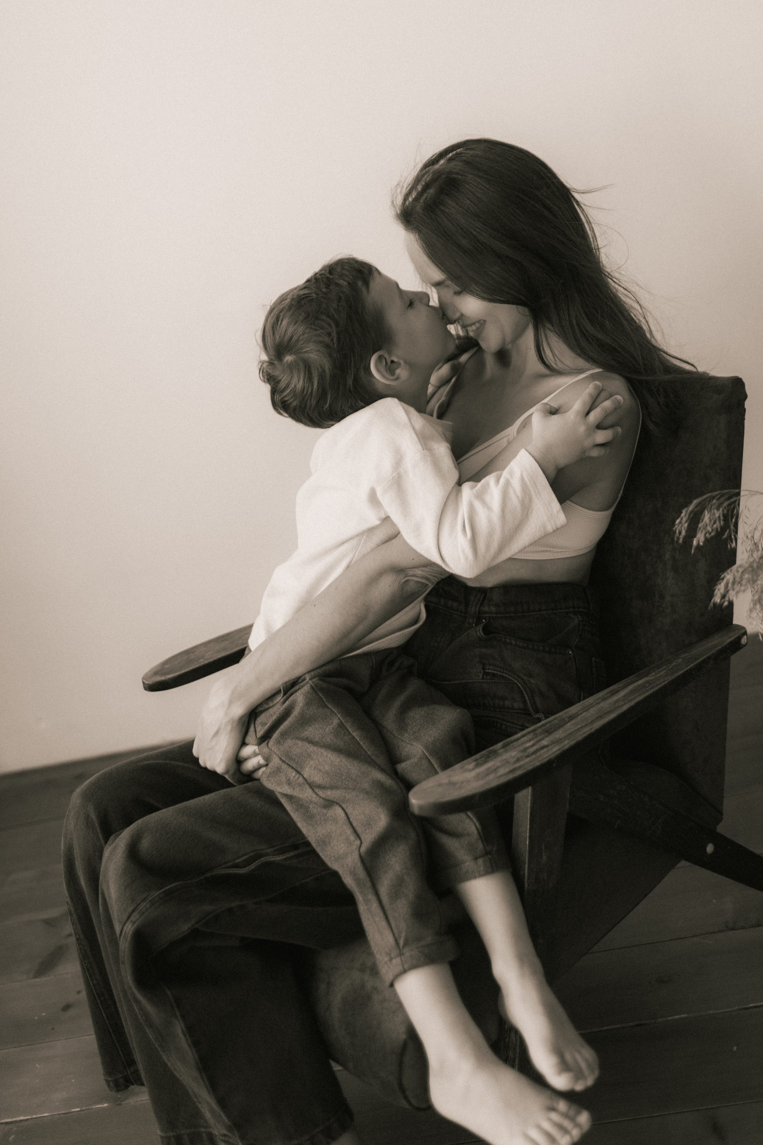 Мама Лена и сыночек Миша. Фотограф про любовь в городе Москва