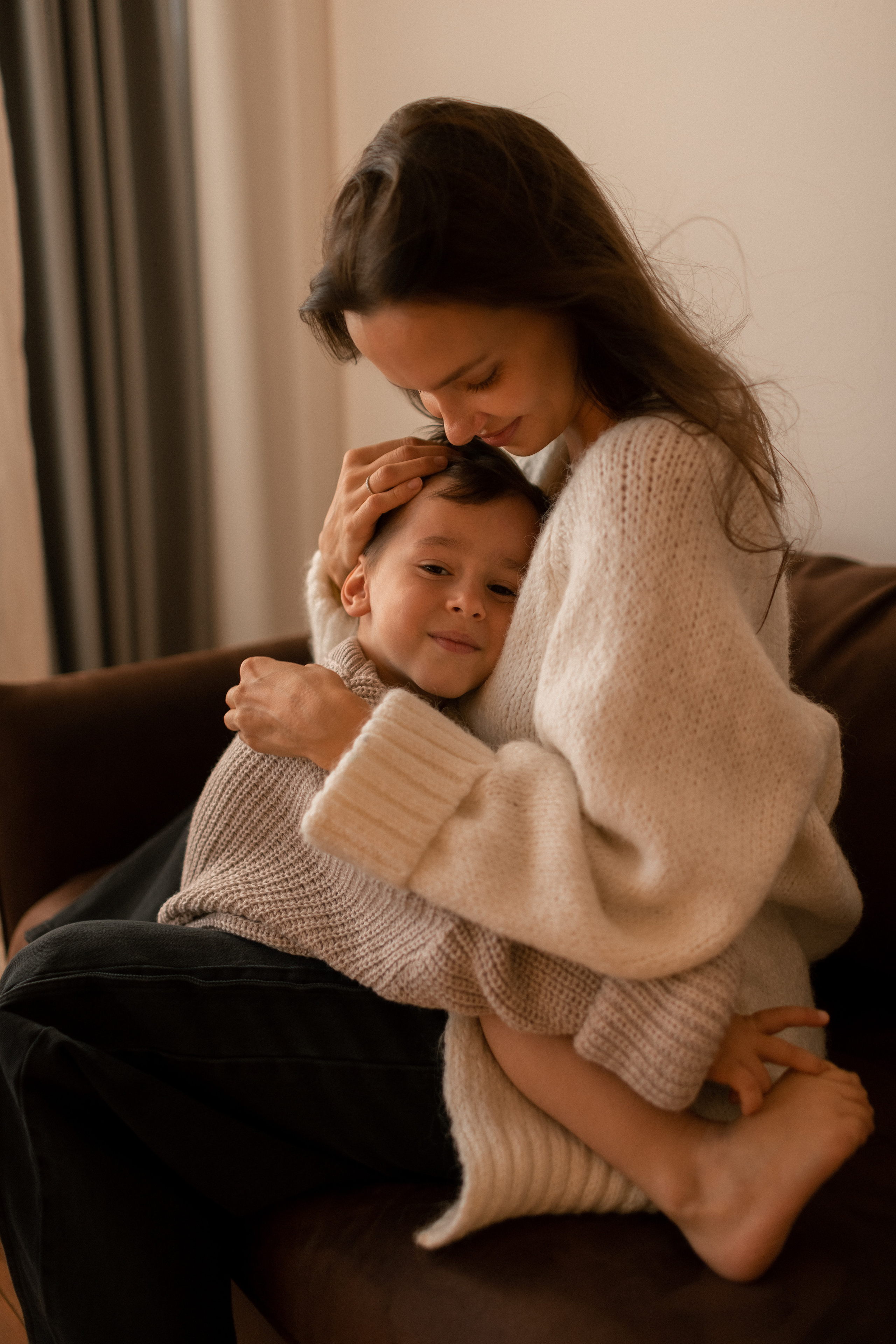 Мама Лена и сыночек Миша. Фотограф про любовь в городе Москва