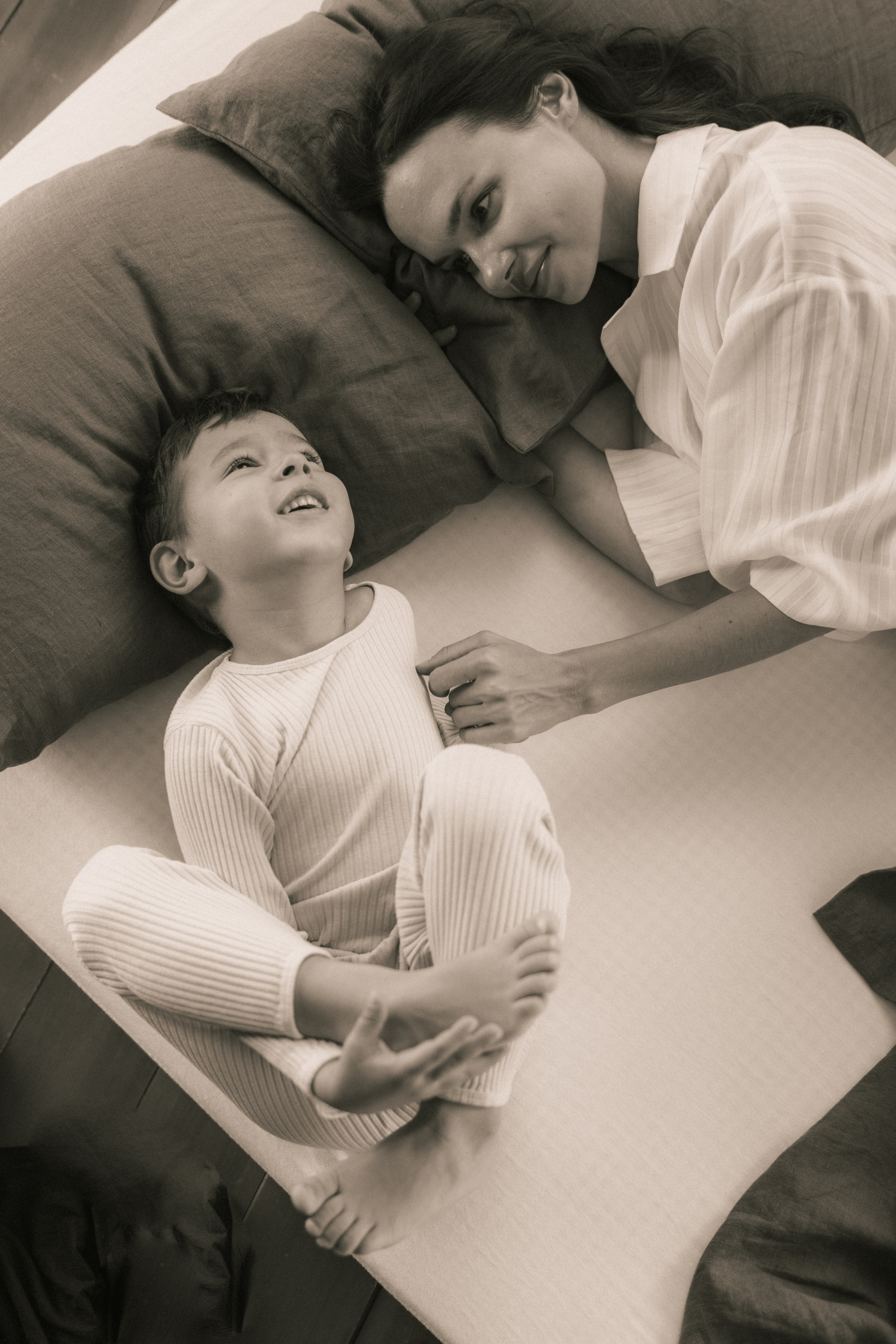 Мама Лена и сыночек Миша. Фотограф про любовь в городе Москва