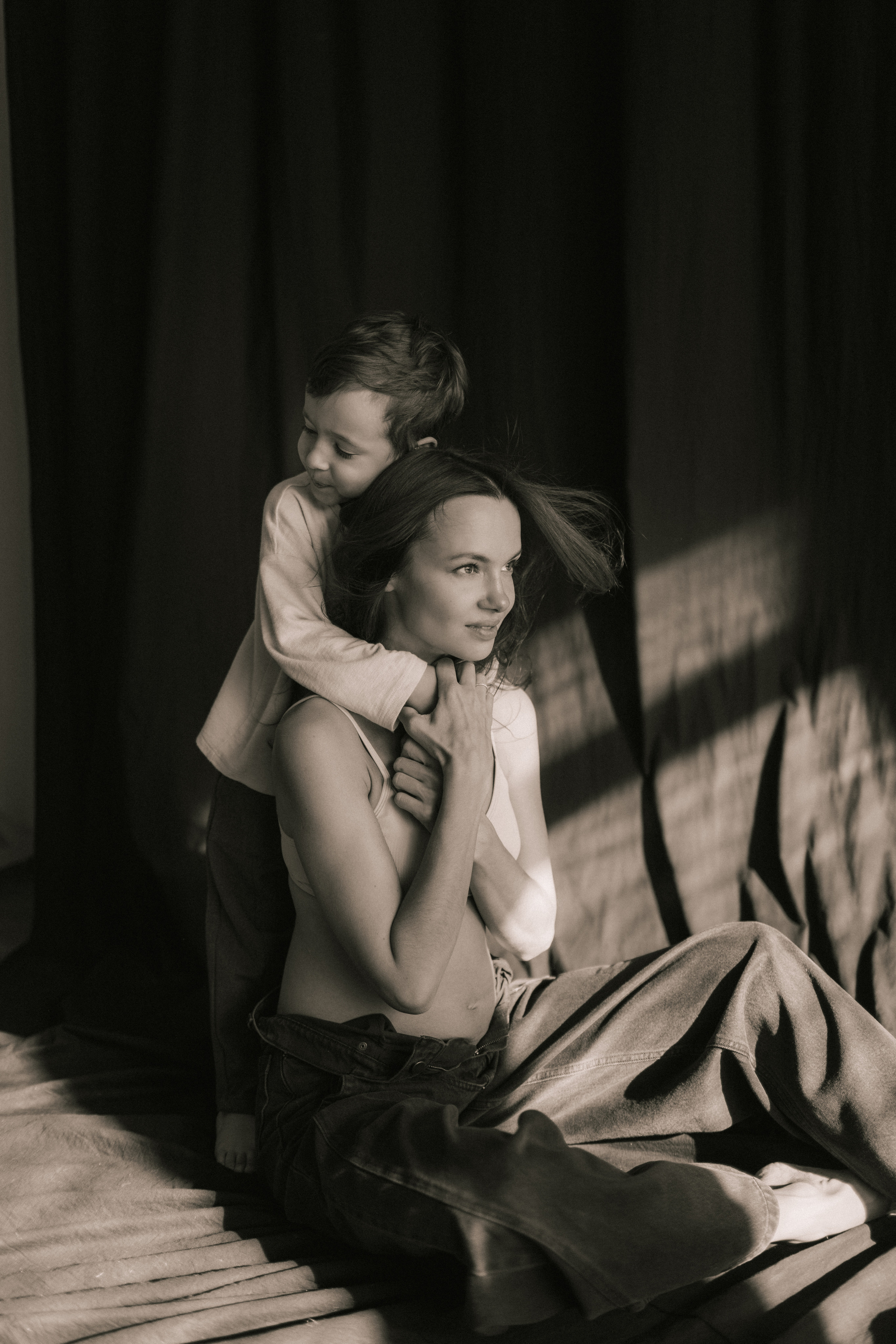 Мама Лена и сыночек Миша. Фотограф про любовь в городе Москва