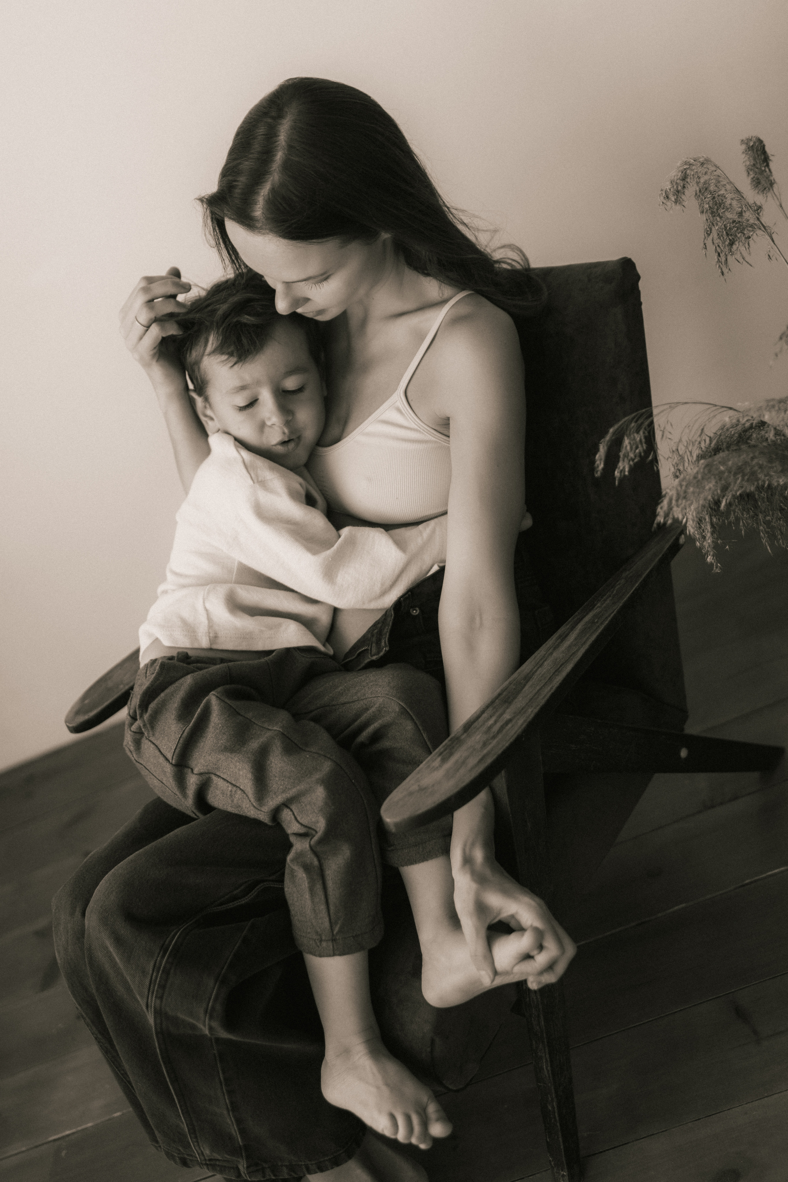 Мама Лена и сыночек Миша. Фотограф про любовь в городе Москва