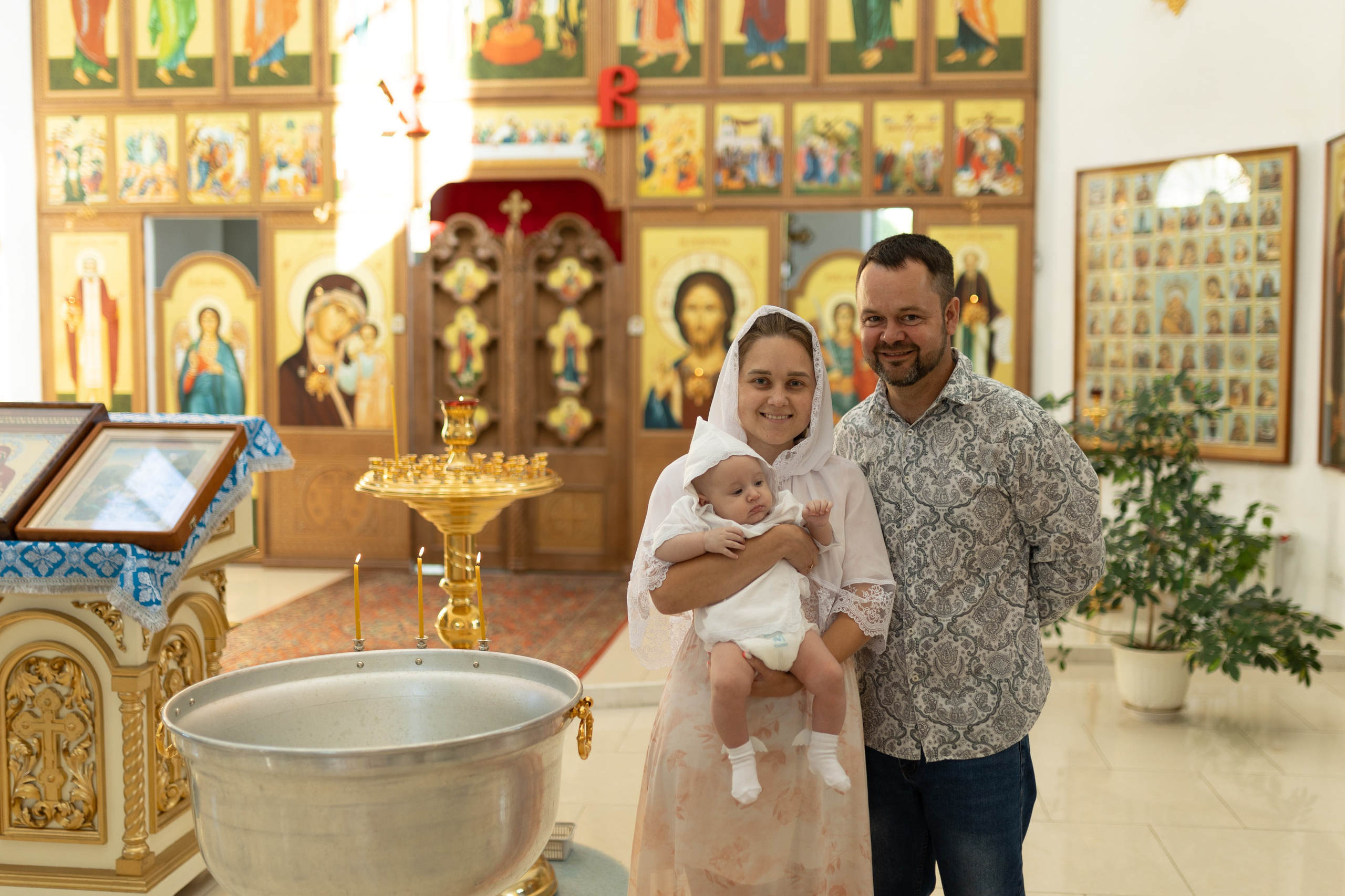 Крещение Артёма (все фото с таинсвта крещения). Фотограф новорожденных. Детский и семейный фотограф Марьяна Юдина
