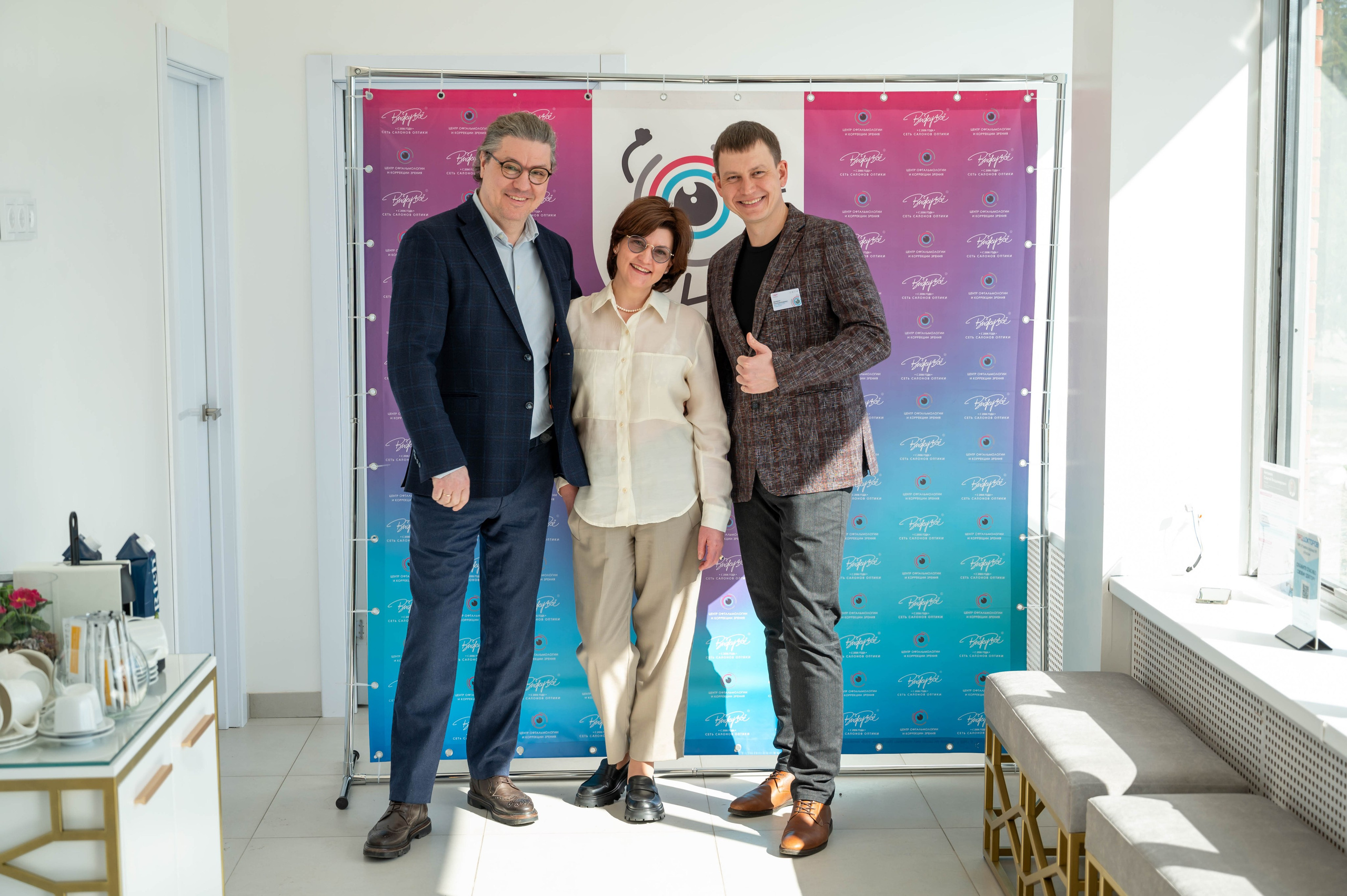 Съёмка открытия оптики