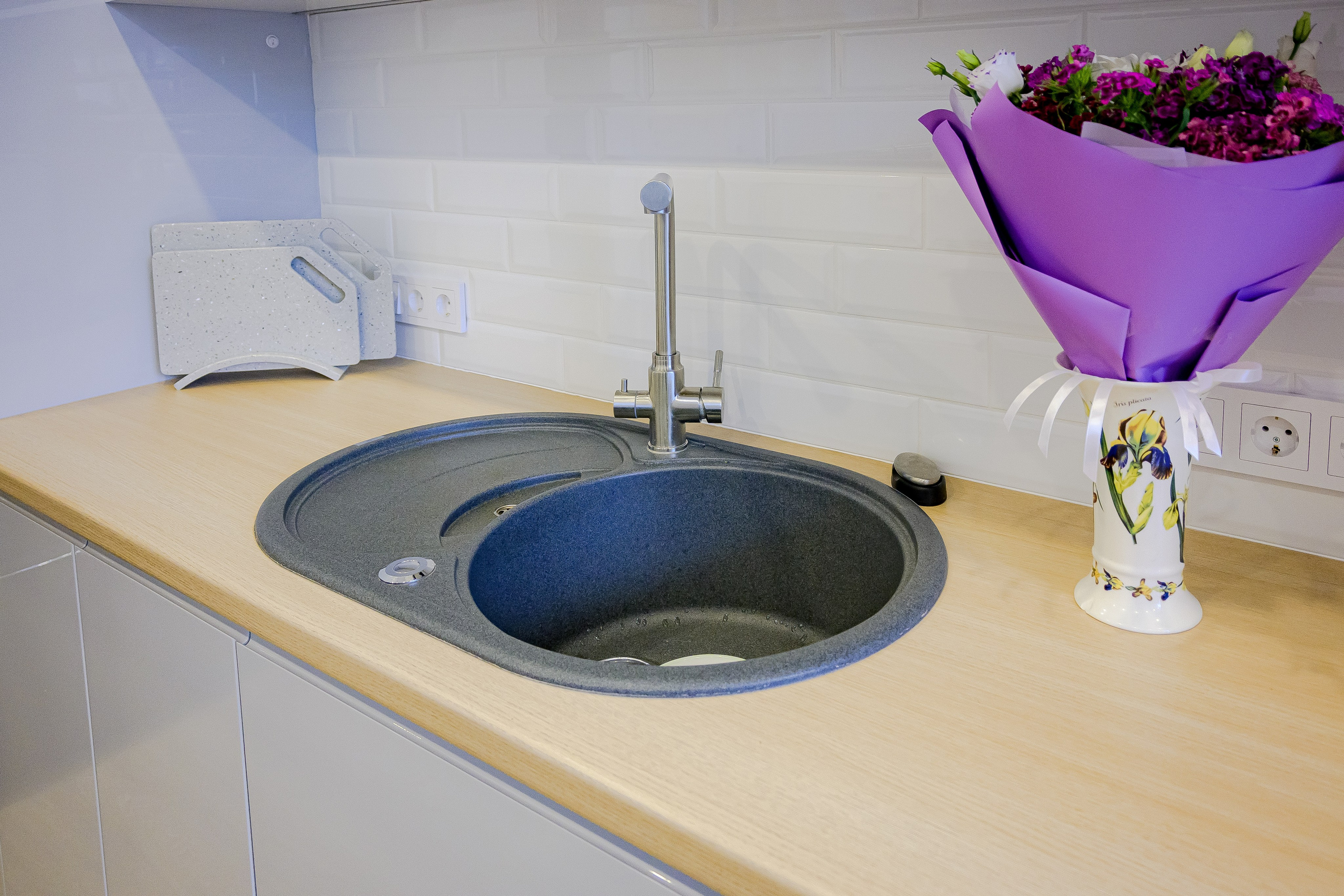 The apartment is 98 m2. Fotograf Dmitrii Donets