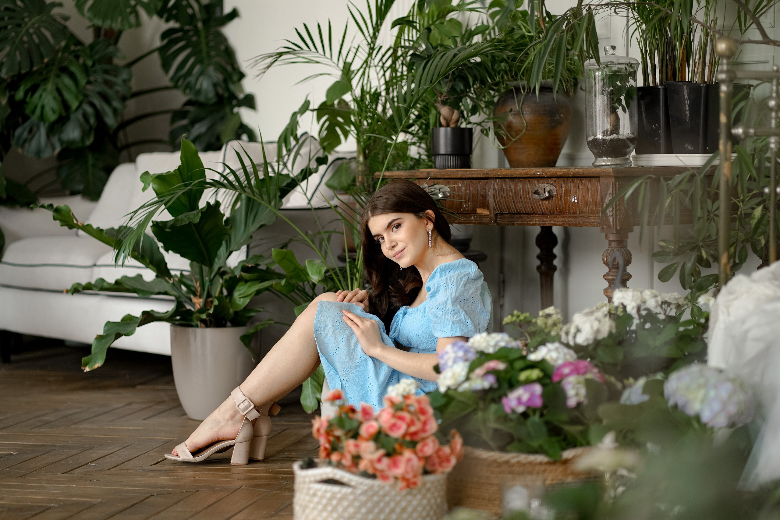 В ароматах гортензий. Фотограф Татьяна Митрофанова