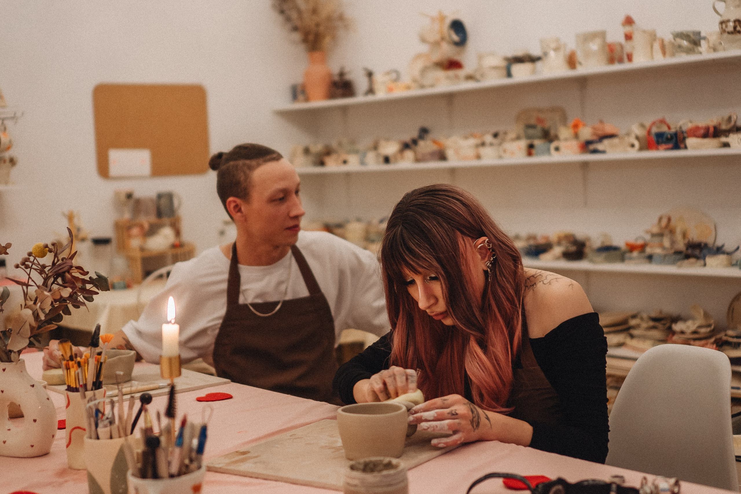 СВИДАНИЕ В ГОНЧАРНОЙ МАСТЕРСКОЙ. Профессиональный фотограф, Санкт-Петербург — Виктория Богомолова