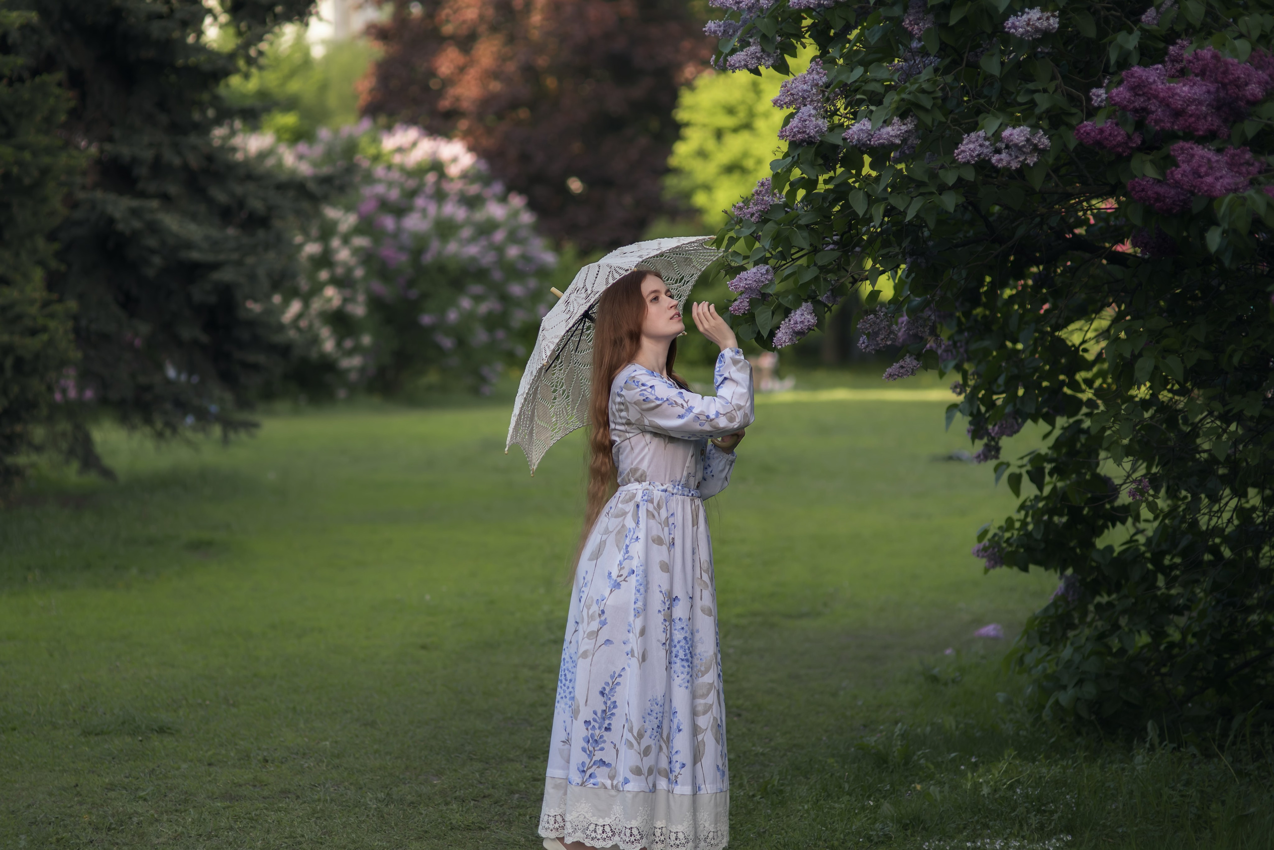 Фотосессия в цветении. Семейный и женский фотограф в Москве Ирина Романова