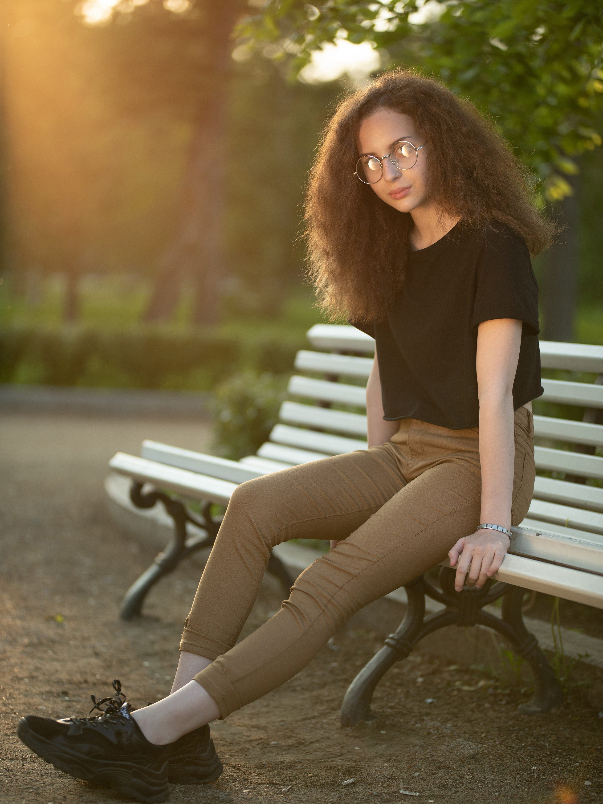 Прогулочная фотосессия на закате.