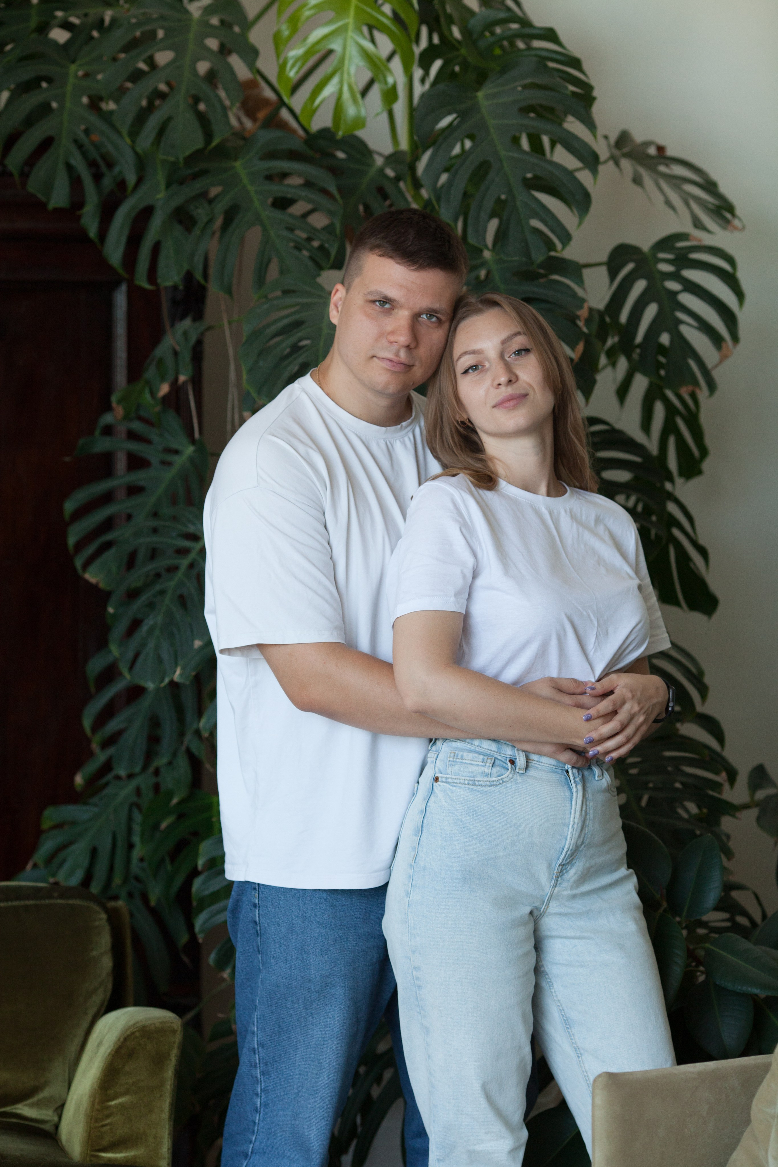 Женя и Кристина минимализм. Семейный и детский фотограф в Краснодаре Брусилова Марина