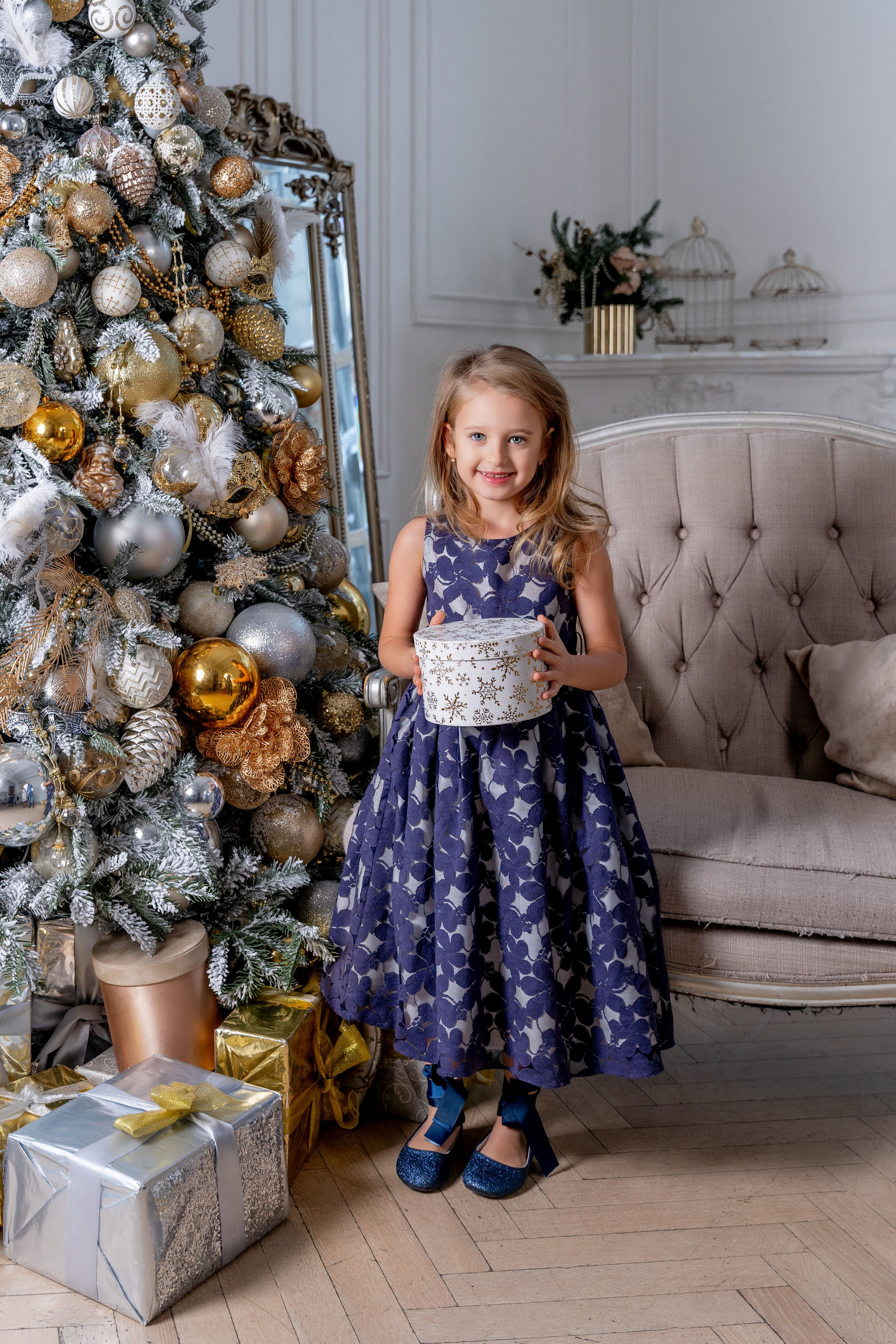 Семейная новогодняя фотосессия. Профессиональный фотограф Ковалева Олеся