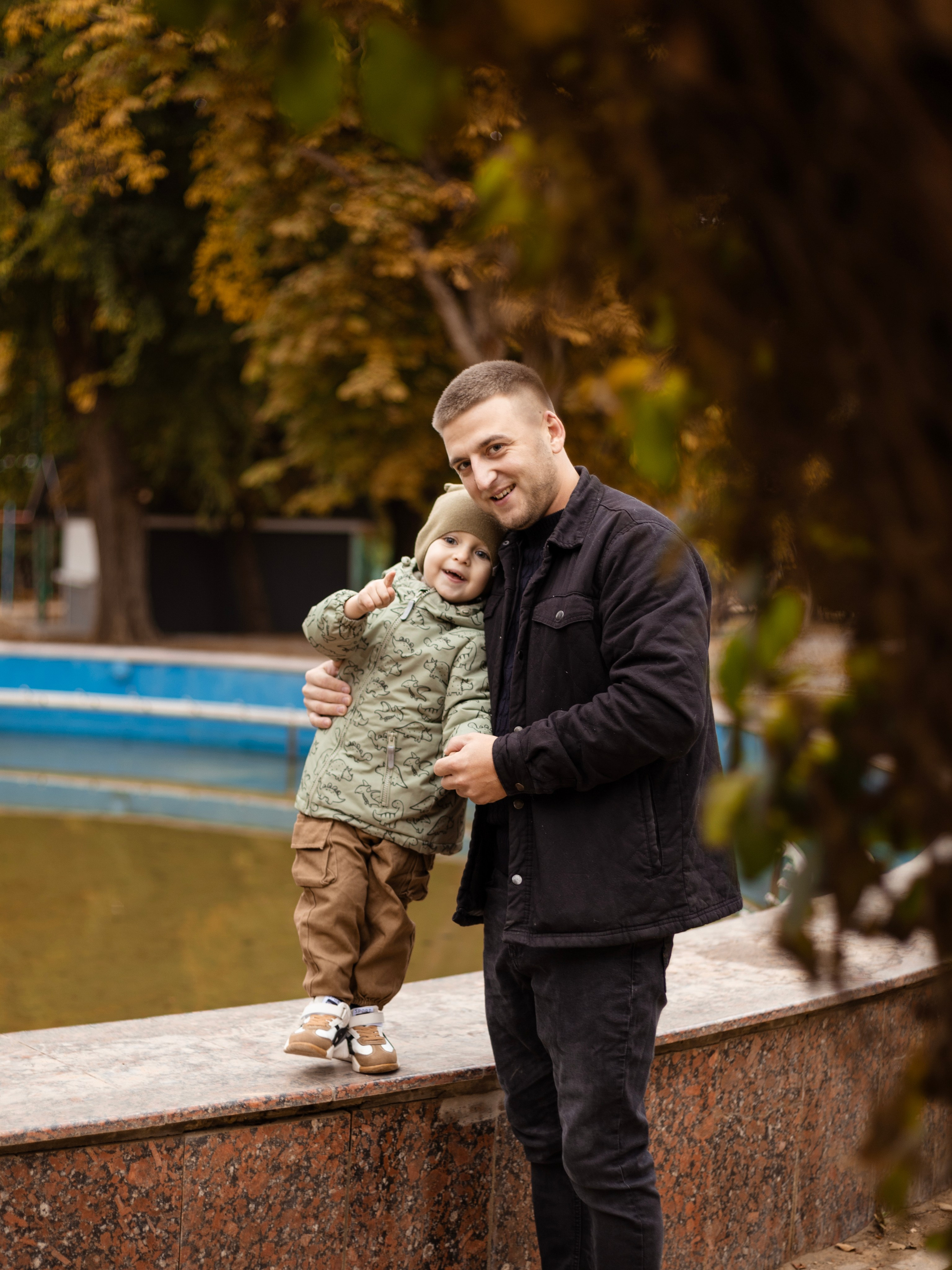 Антон и Лев. Осенний парк Горького. Фотограф, Таганрог, Руслан Степущенко