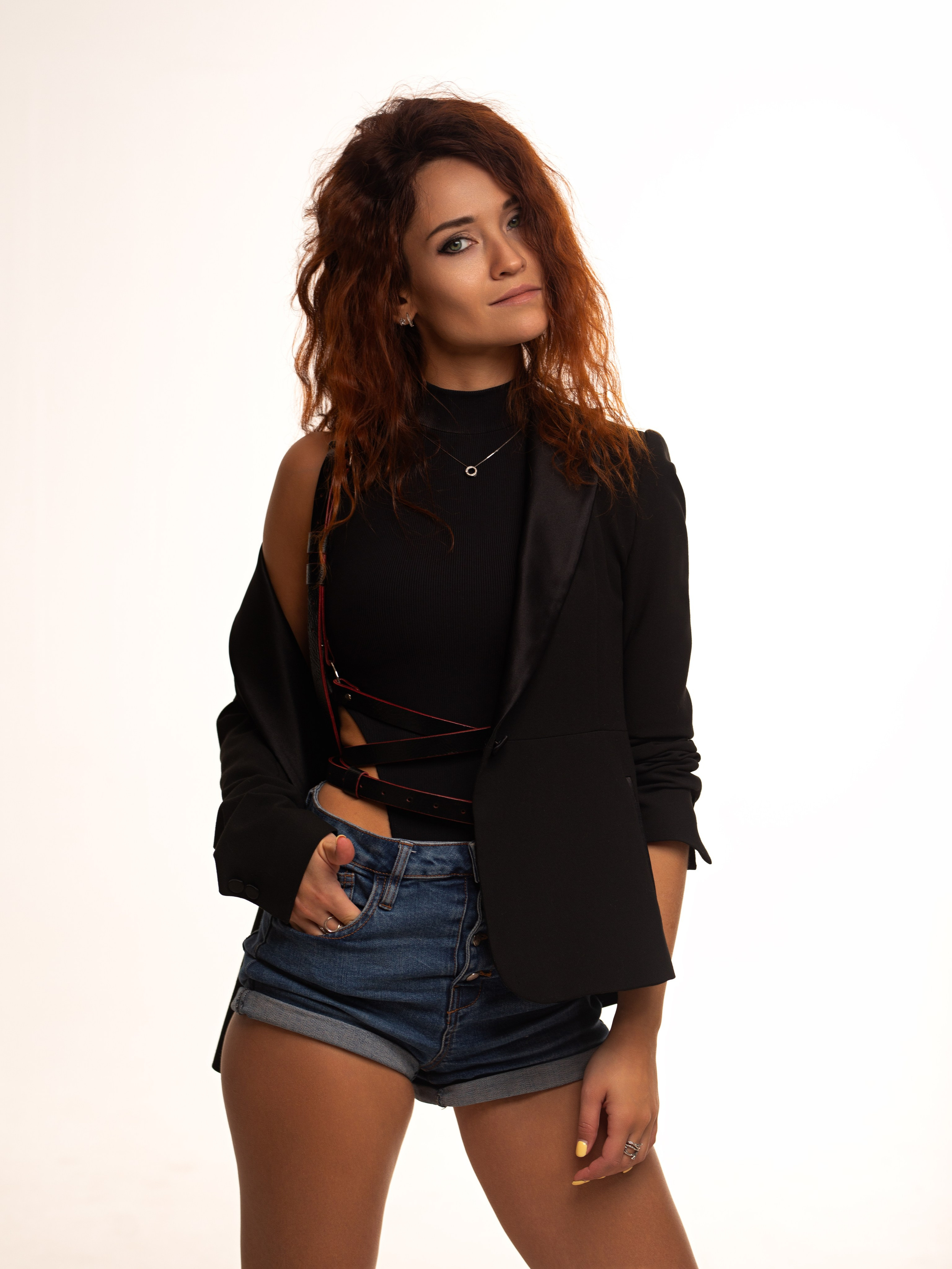 Съемка с Еленой в студии на циклораме для «себя»