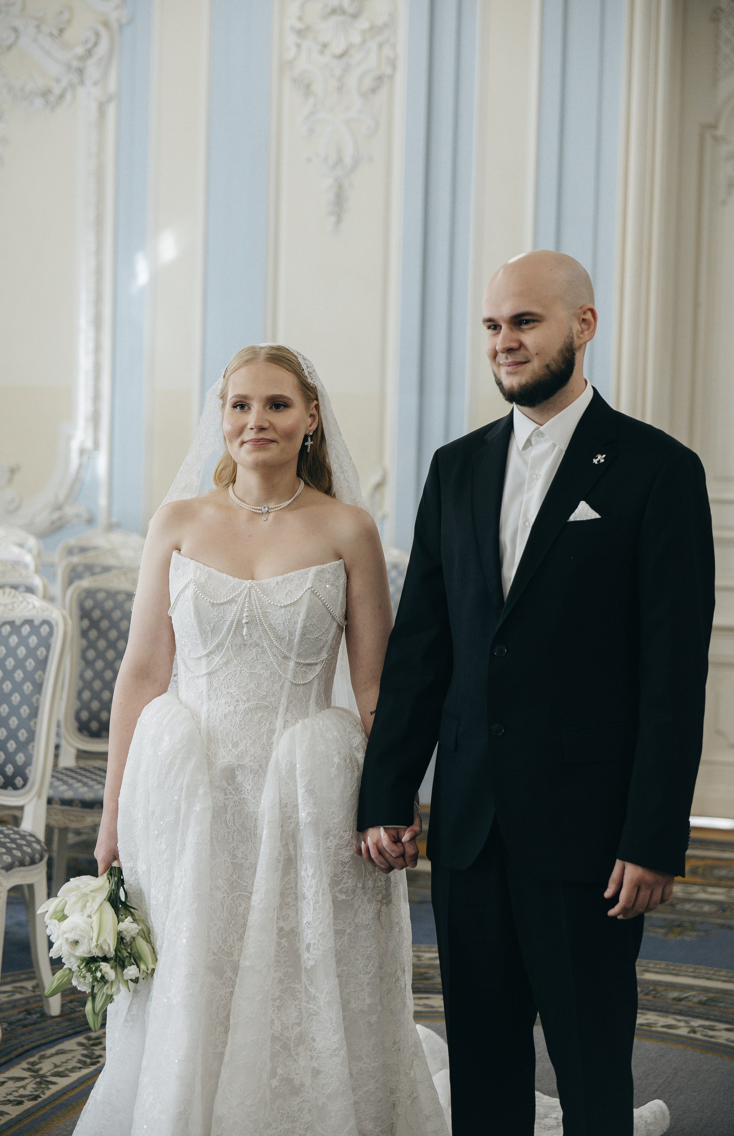 Анастасия и Роман. Загс, музей, Летний сад. Свадебный фотограф в Санкт-Петербурге Лана Денисова