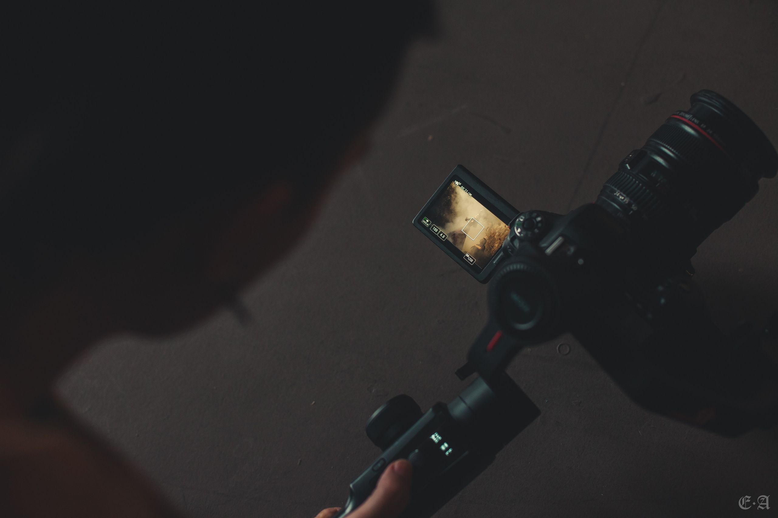 Съемки клипа «Клок тумана». Фотограф Ellairen