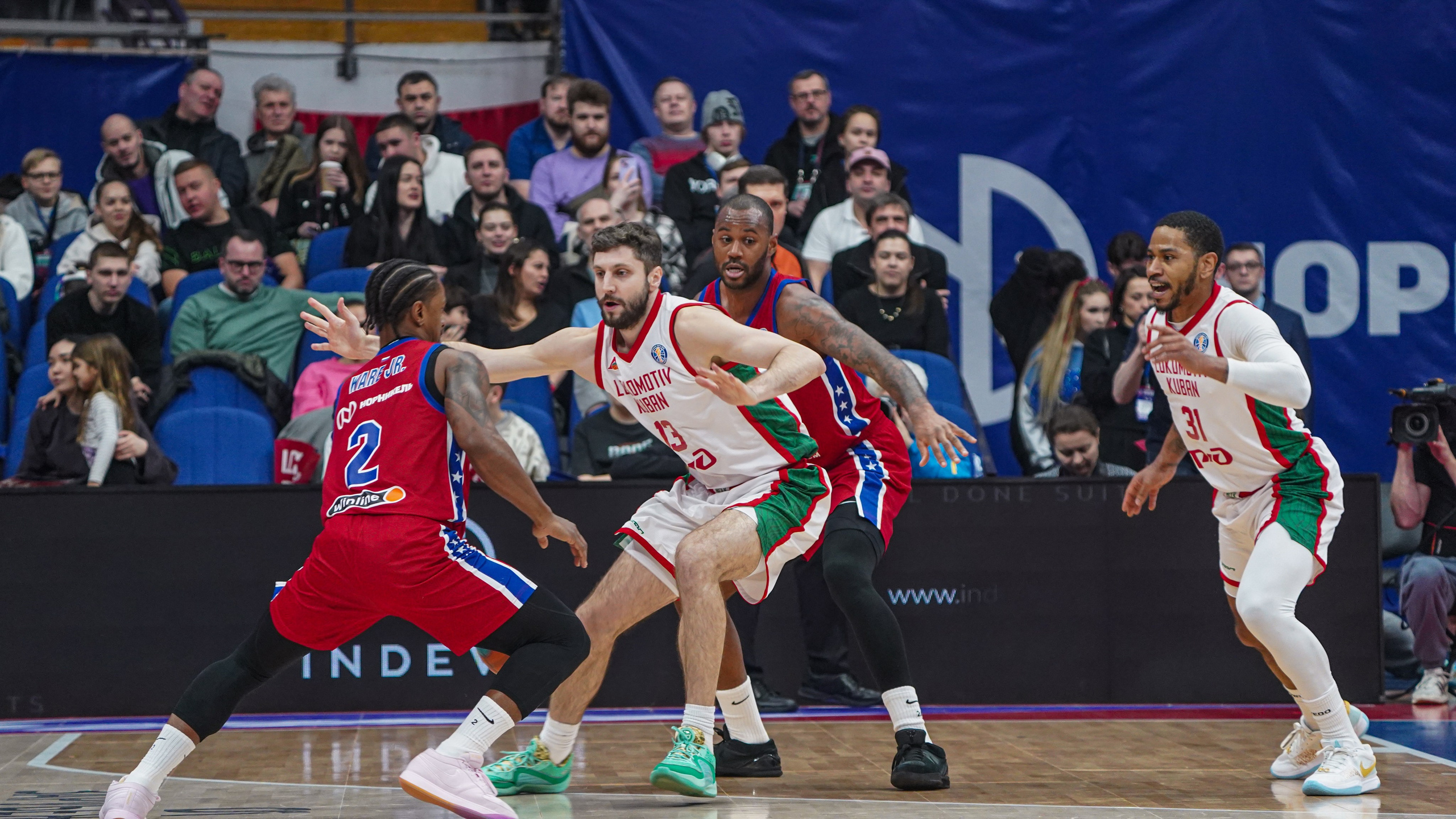 Баскетбол. ЦСКА-Локомотив Кубань (19.01.25). Автомобильный фотограф Шакая Кирилл