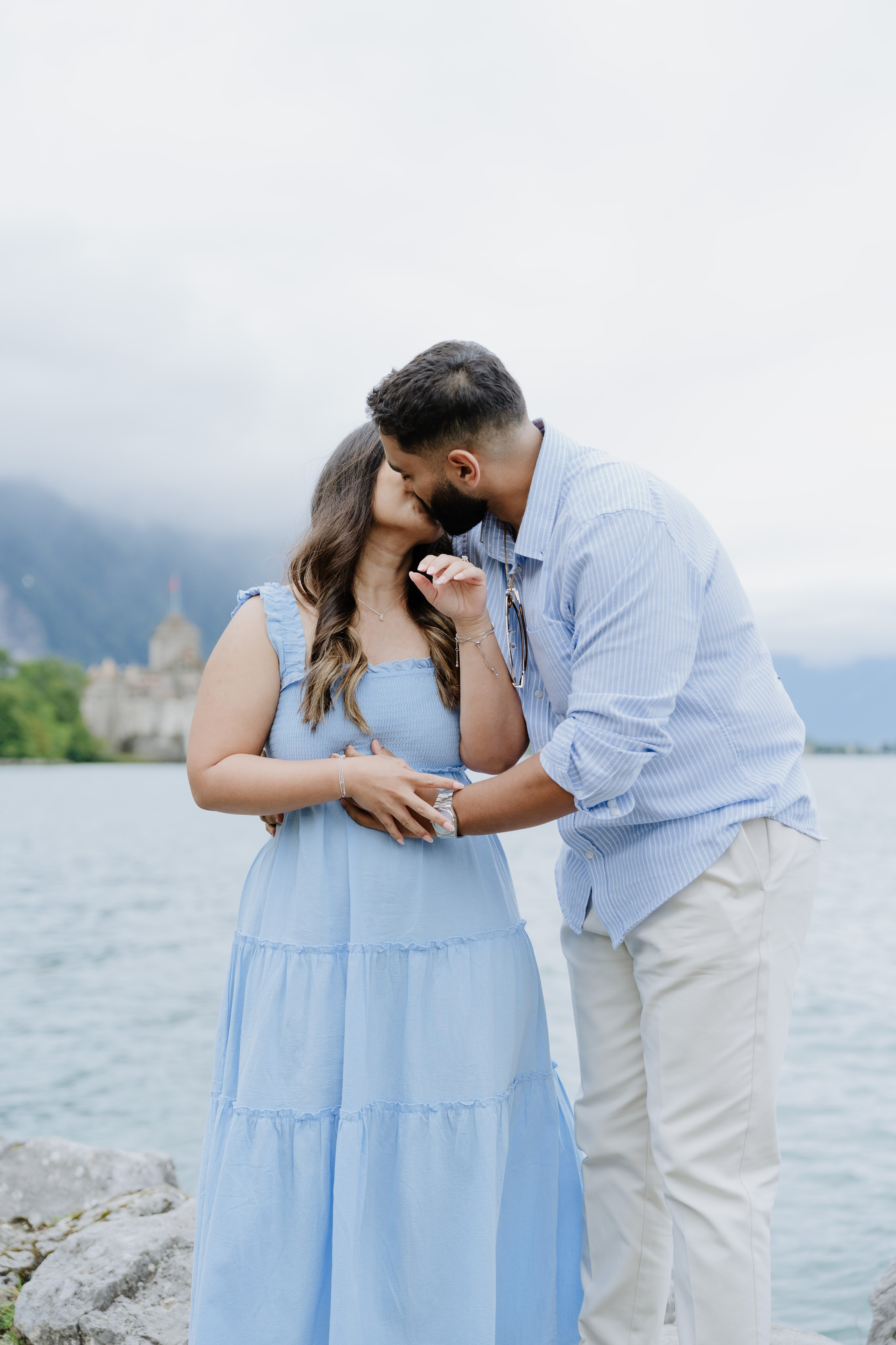 Krishna & Ravi | Proposal Montreux. Professional Wedding Photographer Geneva & Romande Switzerland | Tanya Creator