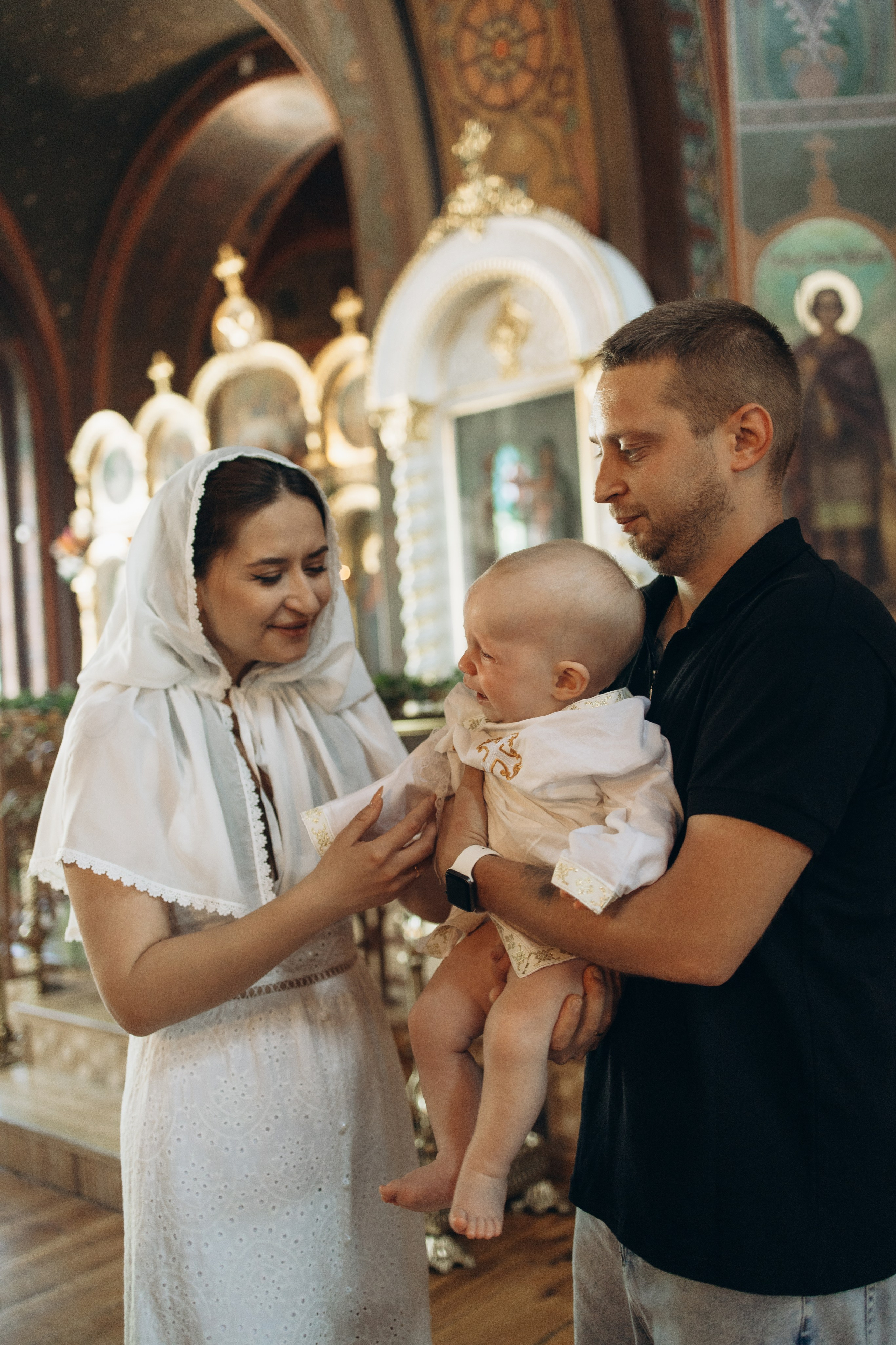 Двойное крещение Анны и Саши. Самый теплый фотограф в Краснодаре Рябоконь Ксения