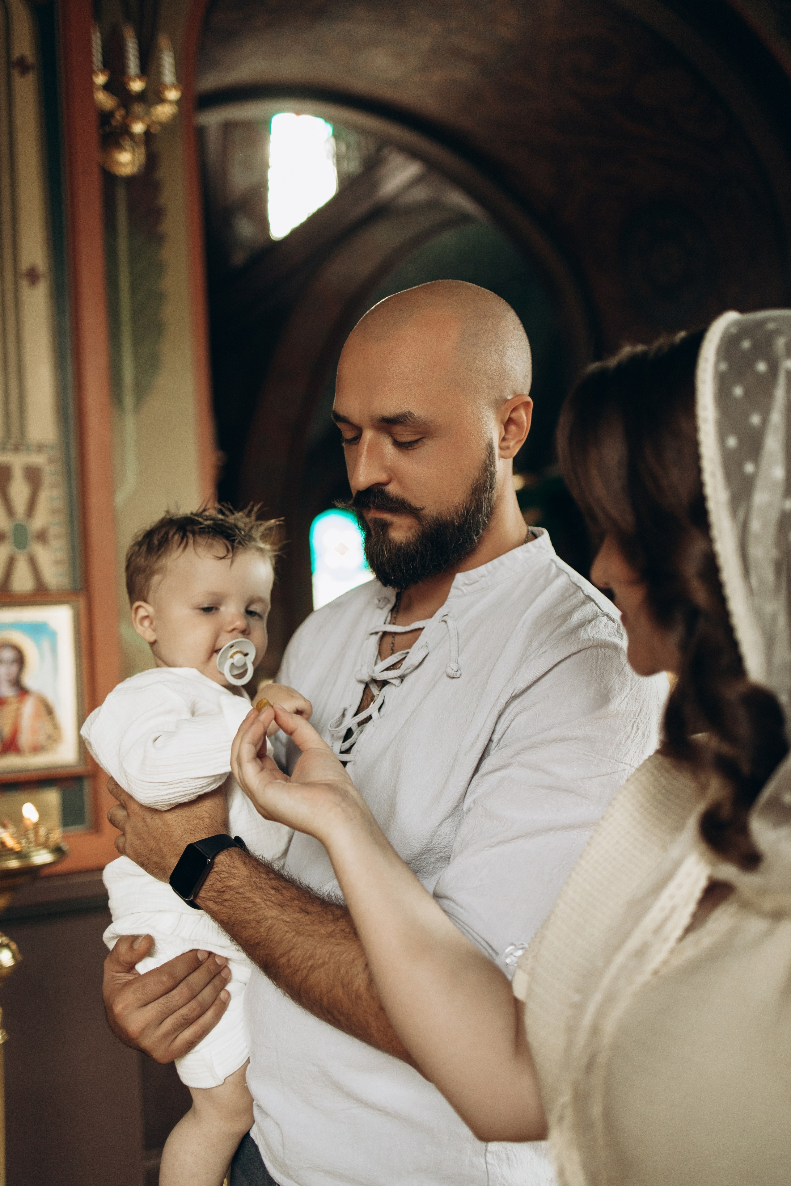 Таинство крещения Матвея. Самый теплый фотограф в Краснодаре Рябоконь Ксения