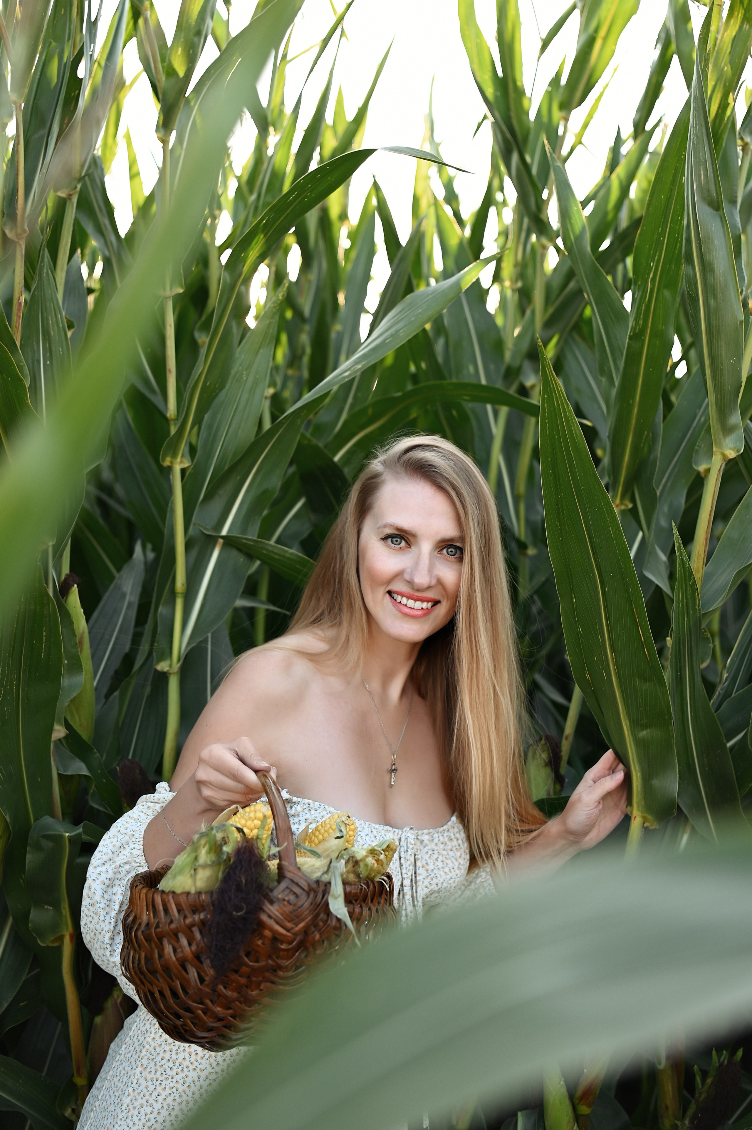 Фотосессия в кукурузном поле. Детский и семейный фотограф г. Москва Оксана Катаджи